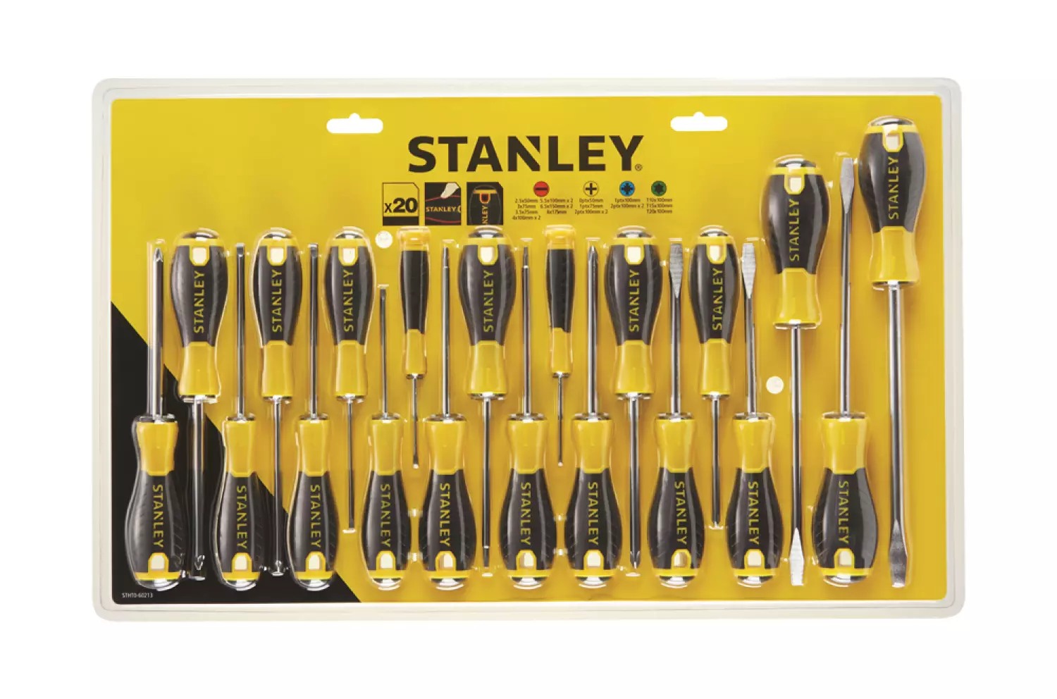 Stanley STHT0-60213 20-delige Essential Schroevendraaierset-image