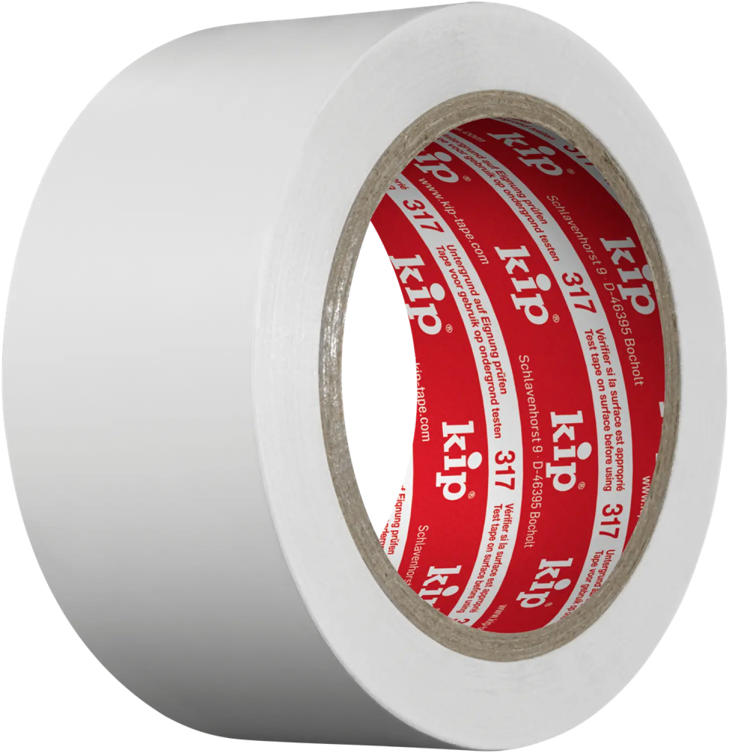 Kip Tape 317-55 Ruban de masquage en PVC Premium Plus - Lisse - Blanc - 50 mm x 33 m