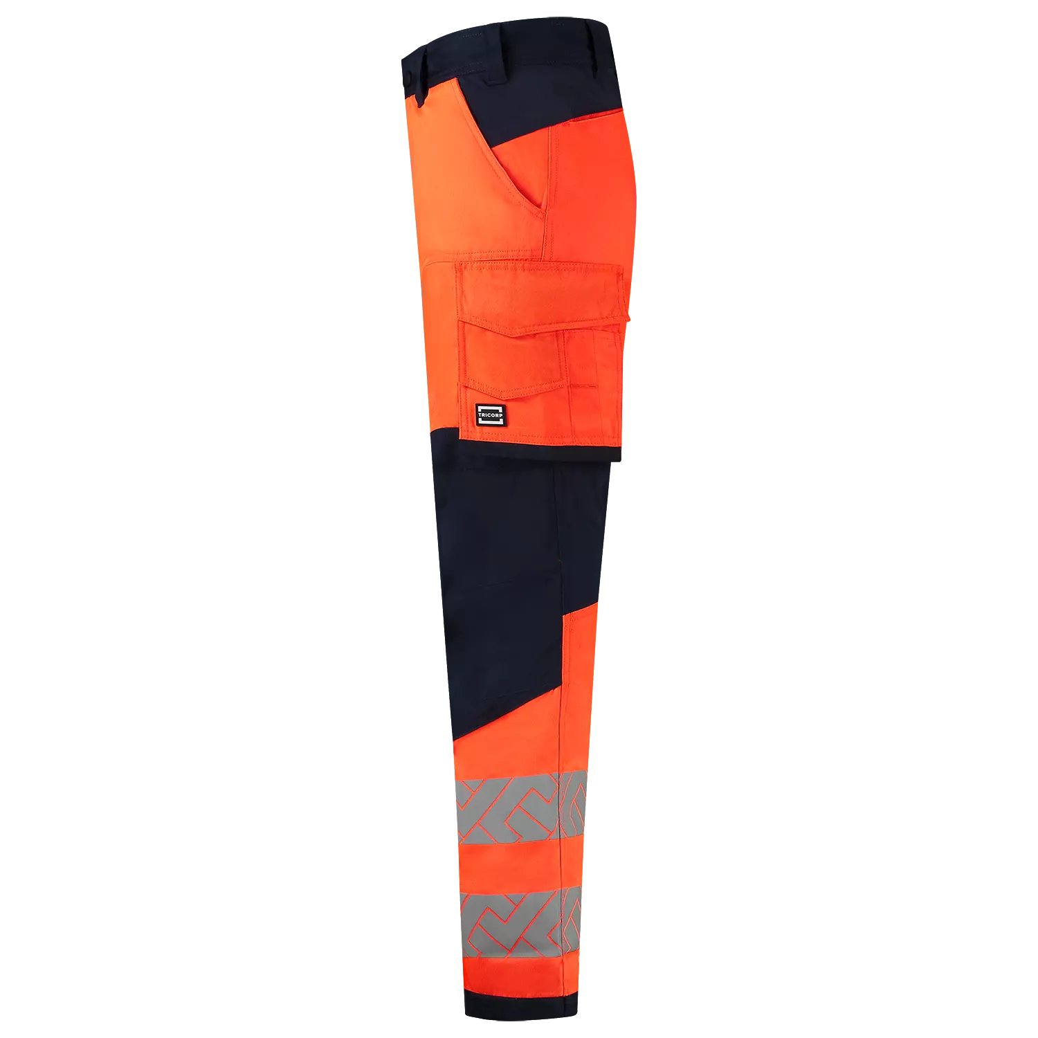 Tricorp 506119 Pantalon de travail fonctionnel Stretch High Vis Redefined - Renforts aux genoux - FluororangeInk - 64-image