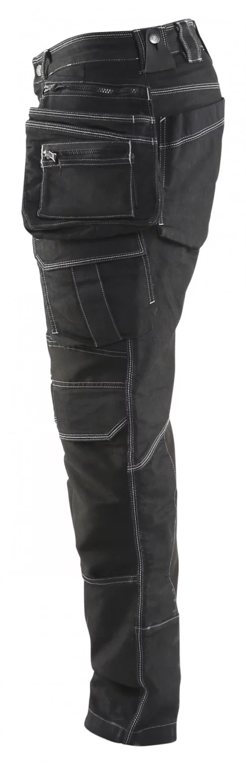 Blåkläder X1900 Pantalon de travail en denim stretch 1990 - noir - taille 44 (XS)-image