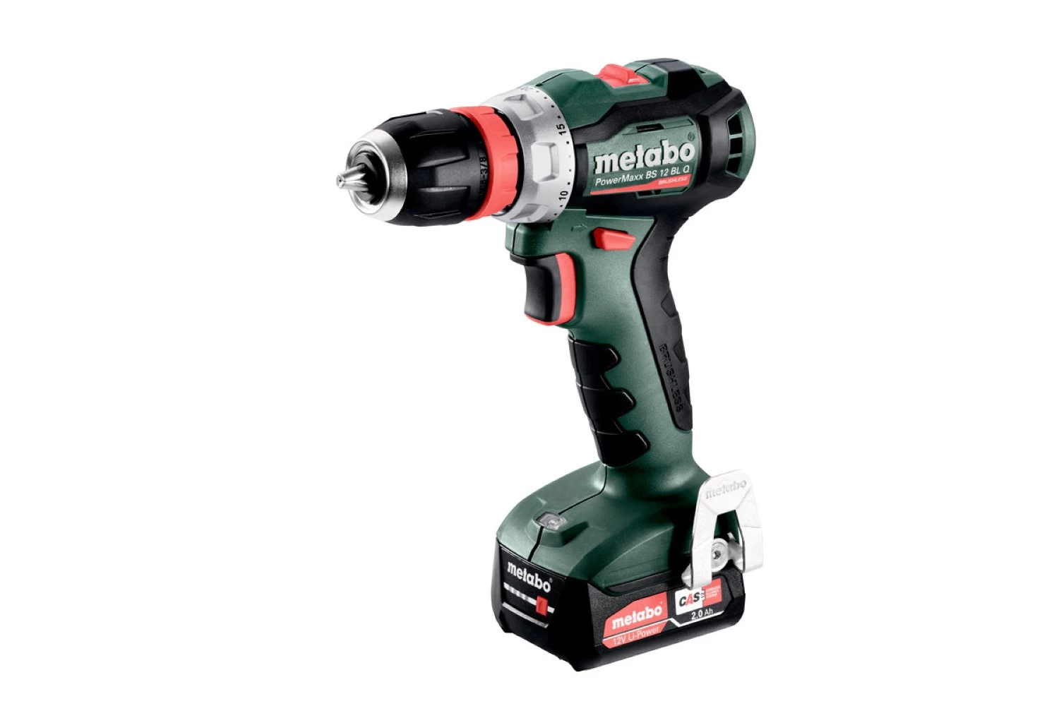 Metabo PowerMaxx BS 12 BL Q 12V LiHD accu boor-/schroefmachine set (2x 4,0Ah accu) in metaBOX - koolborstelloos-image