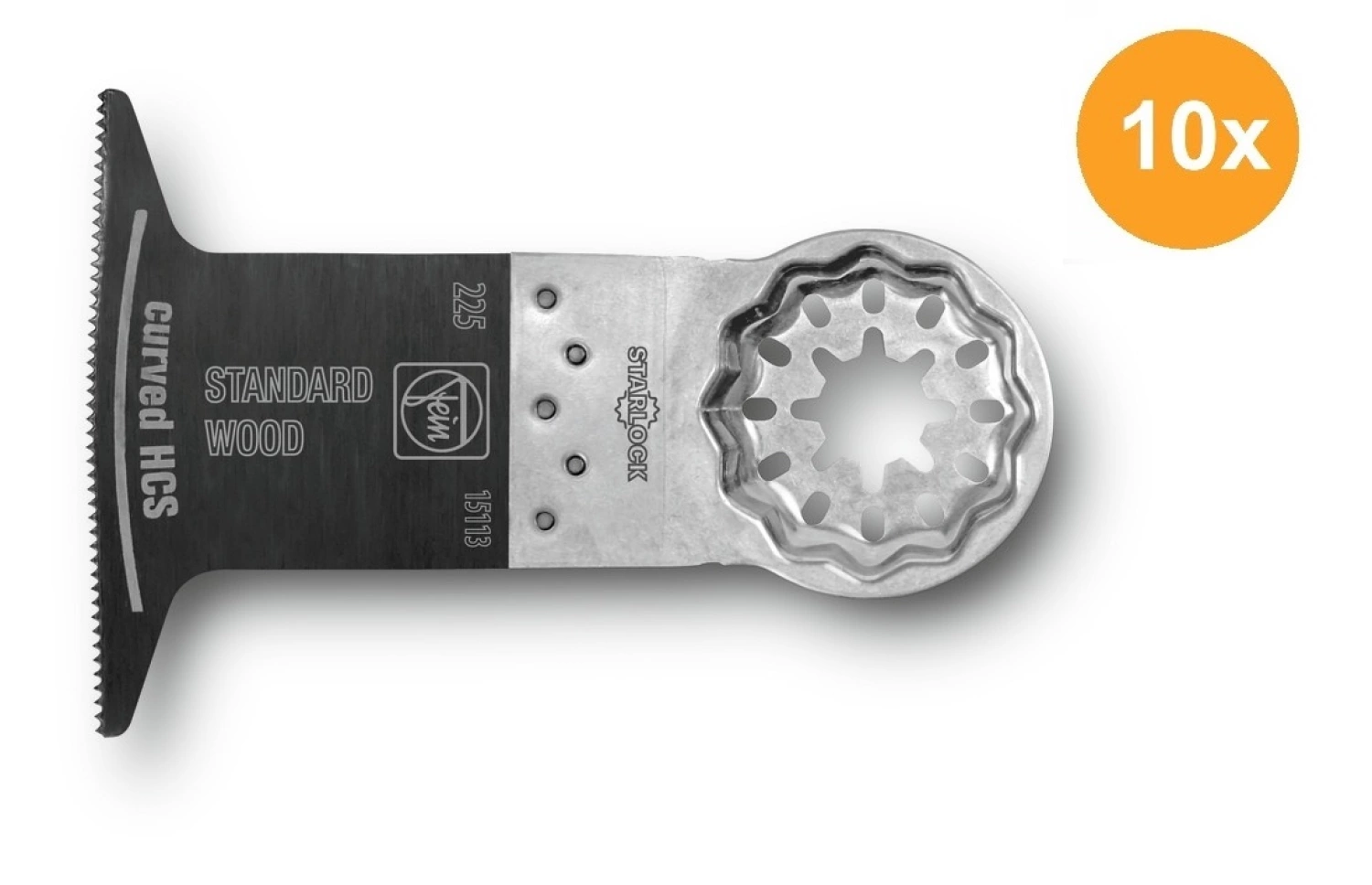 Fein 63502225240 Lame de scie E-Cut Standard courbée (10pcs) - 65 x 50 mm-image