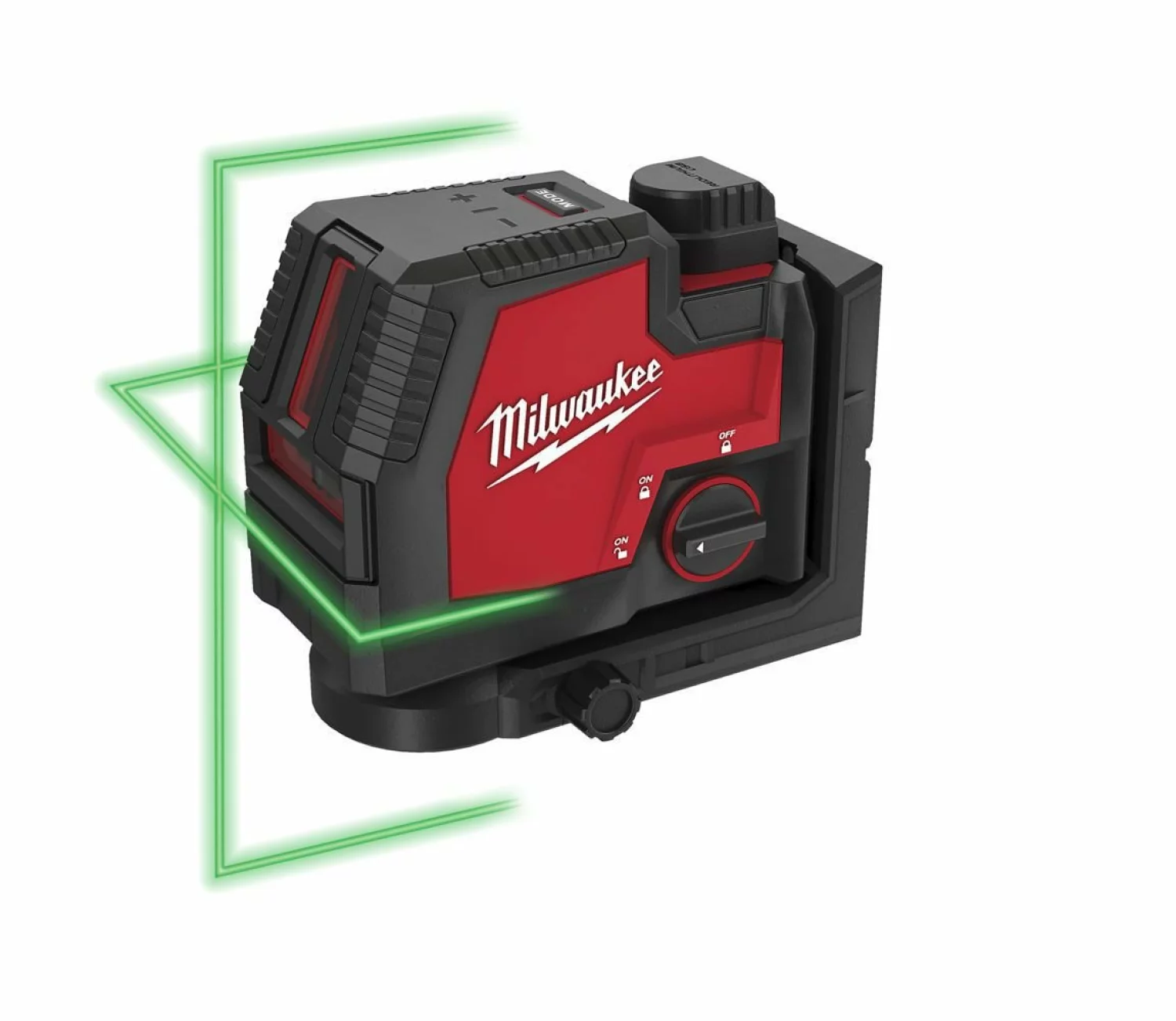 Milwaukee L4 CLLP-301C - Set laser 2 lignes Li-Ion 4V (1x batterie 3.0Ah) dans coffret - 30m - vert-image