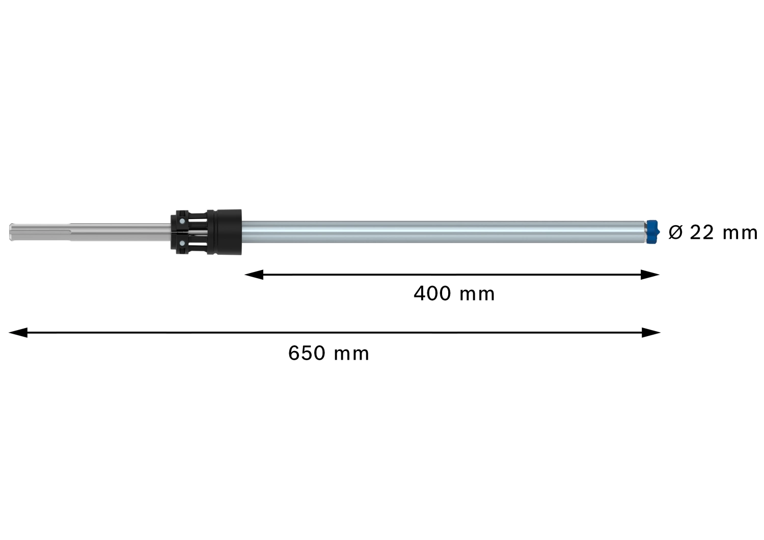 Bosch 2608901788 EXPERT Foret pour marteau SDS Clean SDS Max-8X - 22x400x650mm-image