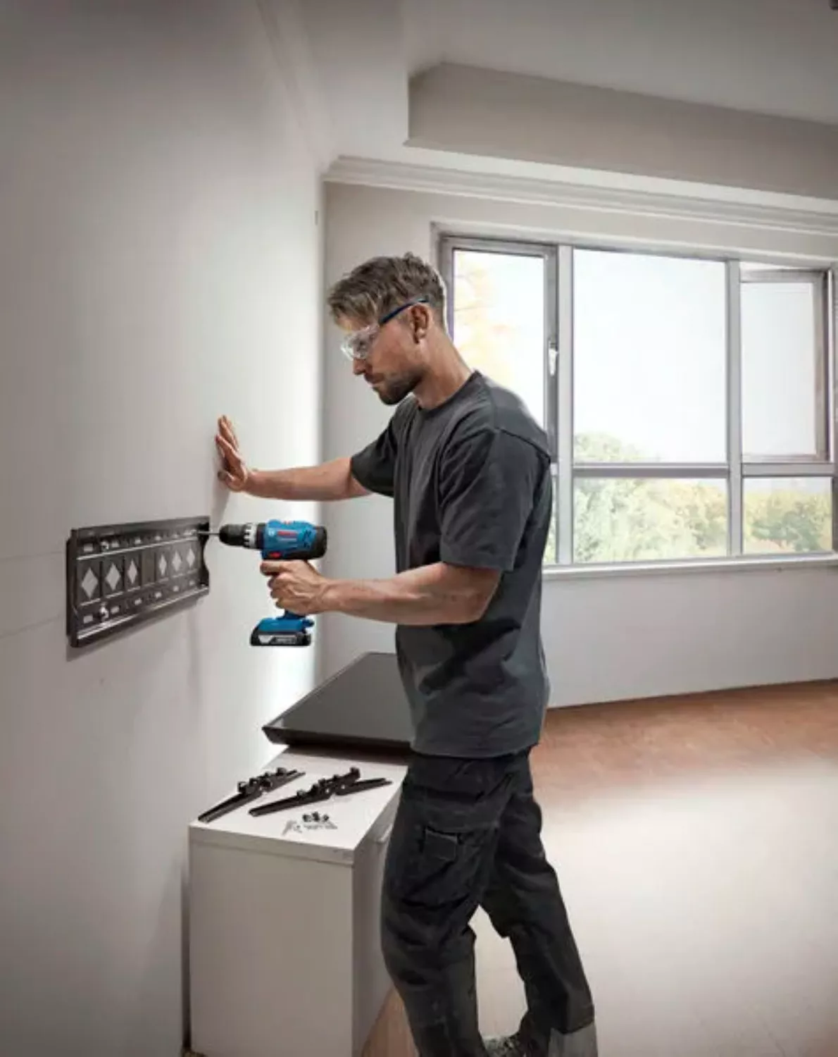 Bosch GSB 18V-25 18V accu Klopboor-/schroefmachine set (2x 2,0 Ah) in L-boxx-image