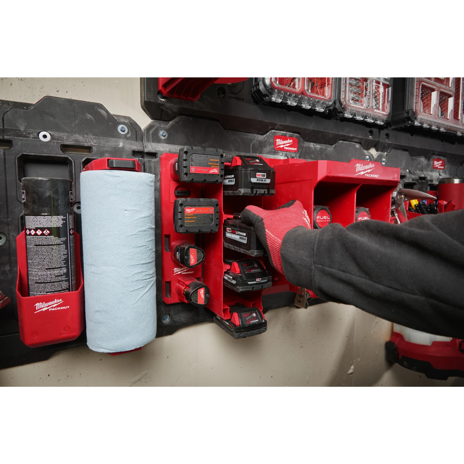 Milwaukee 4932480709 PACKOUT™ M18 accu houder-image