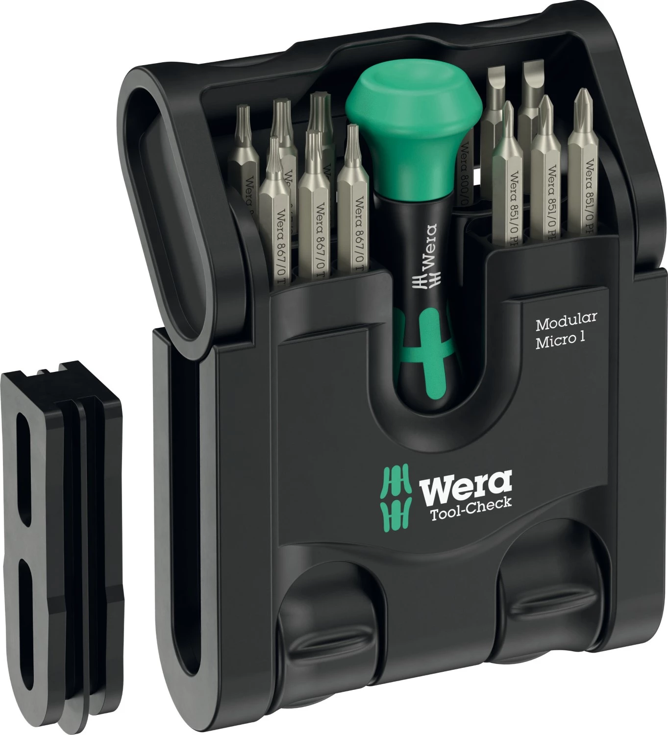 Wera 05049002001 Tool-Check Modular Micro 1 Jeu d'outils Tool-Check - 21 pièces-image