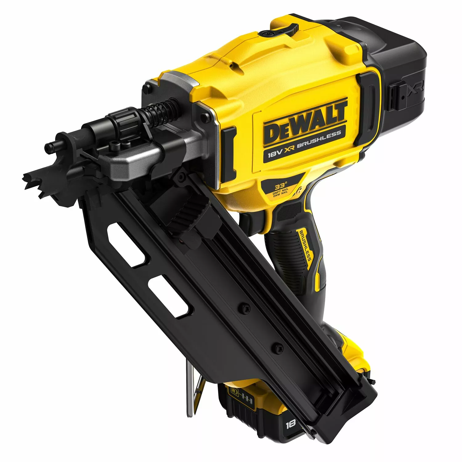 DeWALT DCN930P2 18V Li-ion accu constructie tacker set (2x 5.0Ah accu) in Tstak - 50-90mm - 2-Speed-image