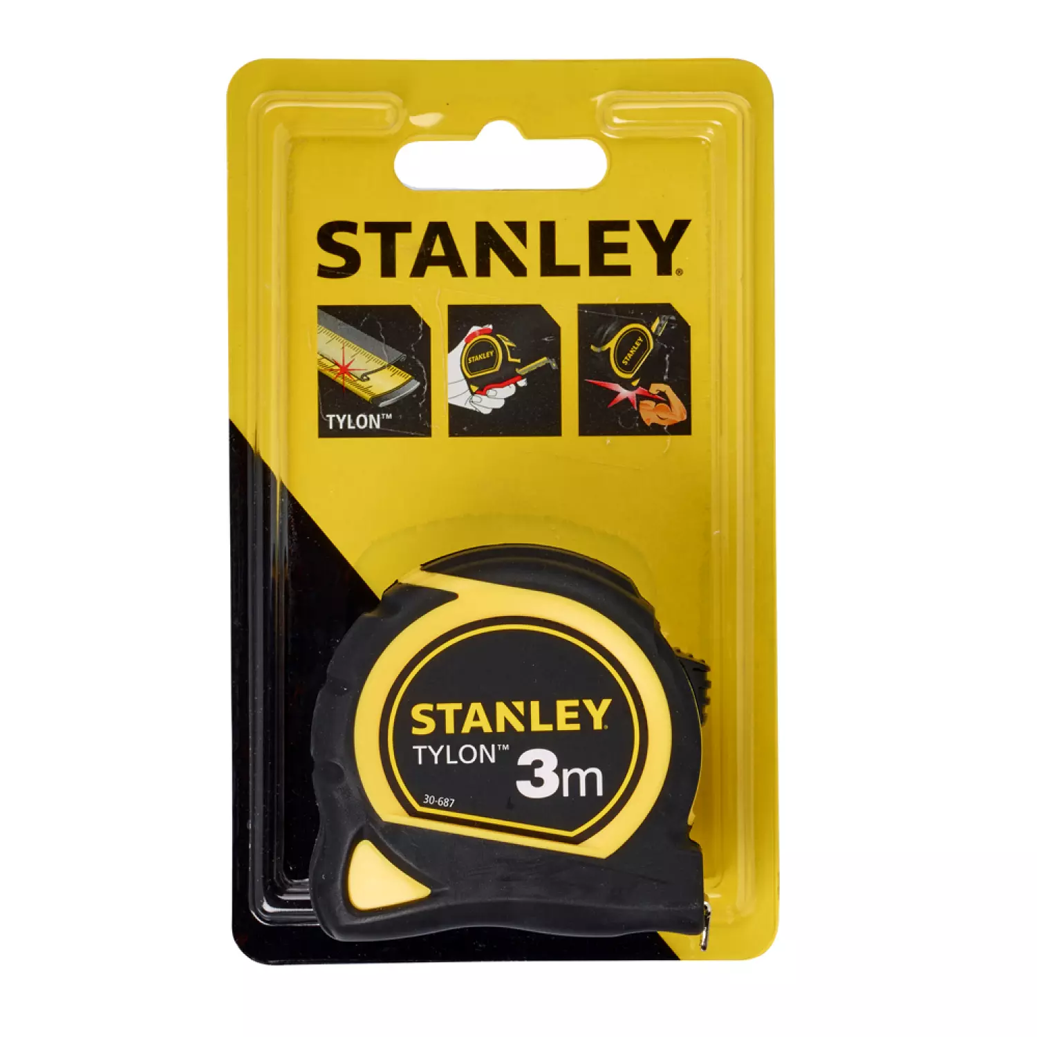 Stanley 0-30-687 Tylon Rolmaat - 3m x 12,7mm - Metrisch-image