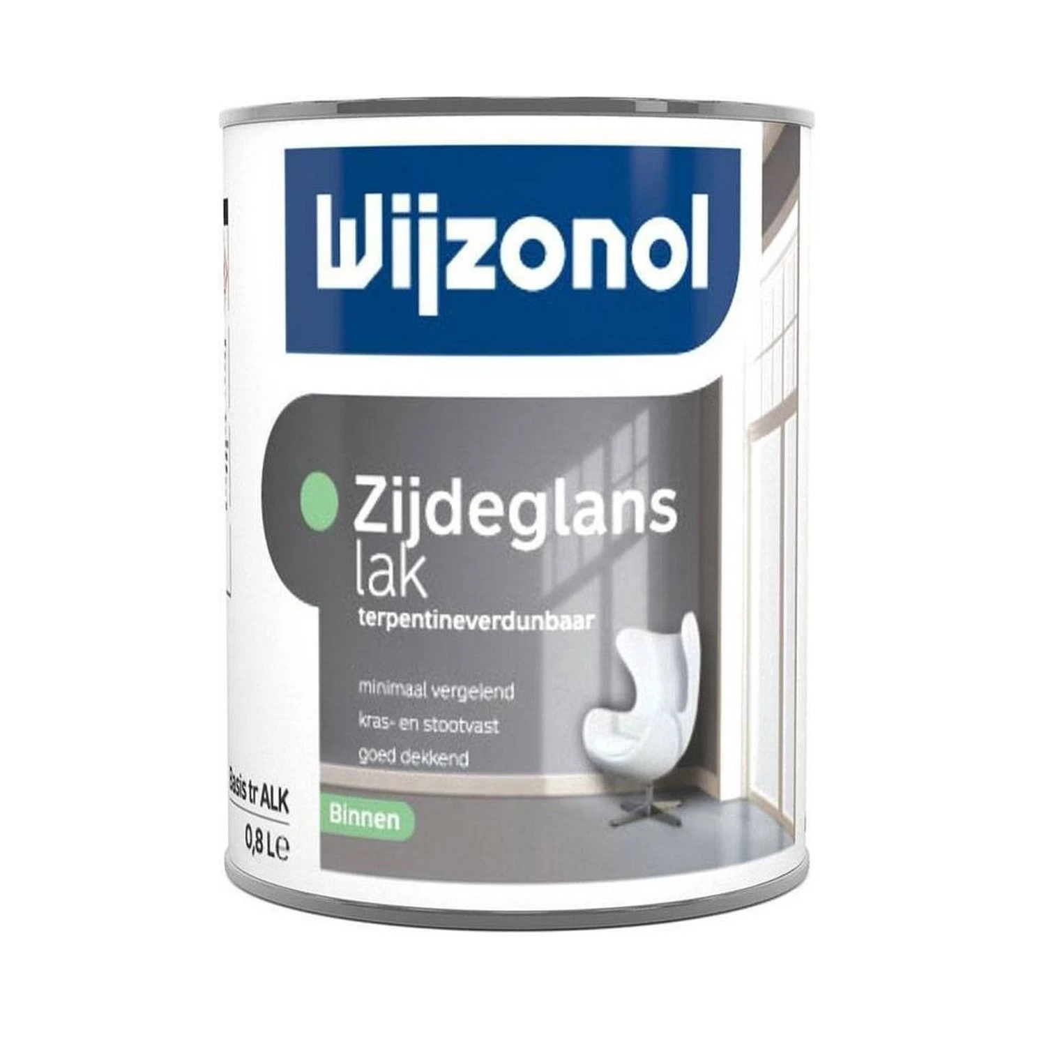 Wijzonol Zijdeglanslak Interieur terpentineverdunbaar - op kleur gemengd - 0,25L-image