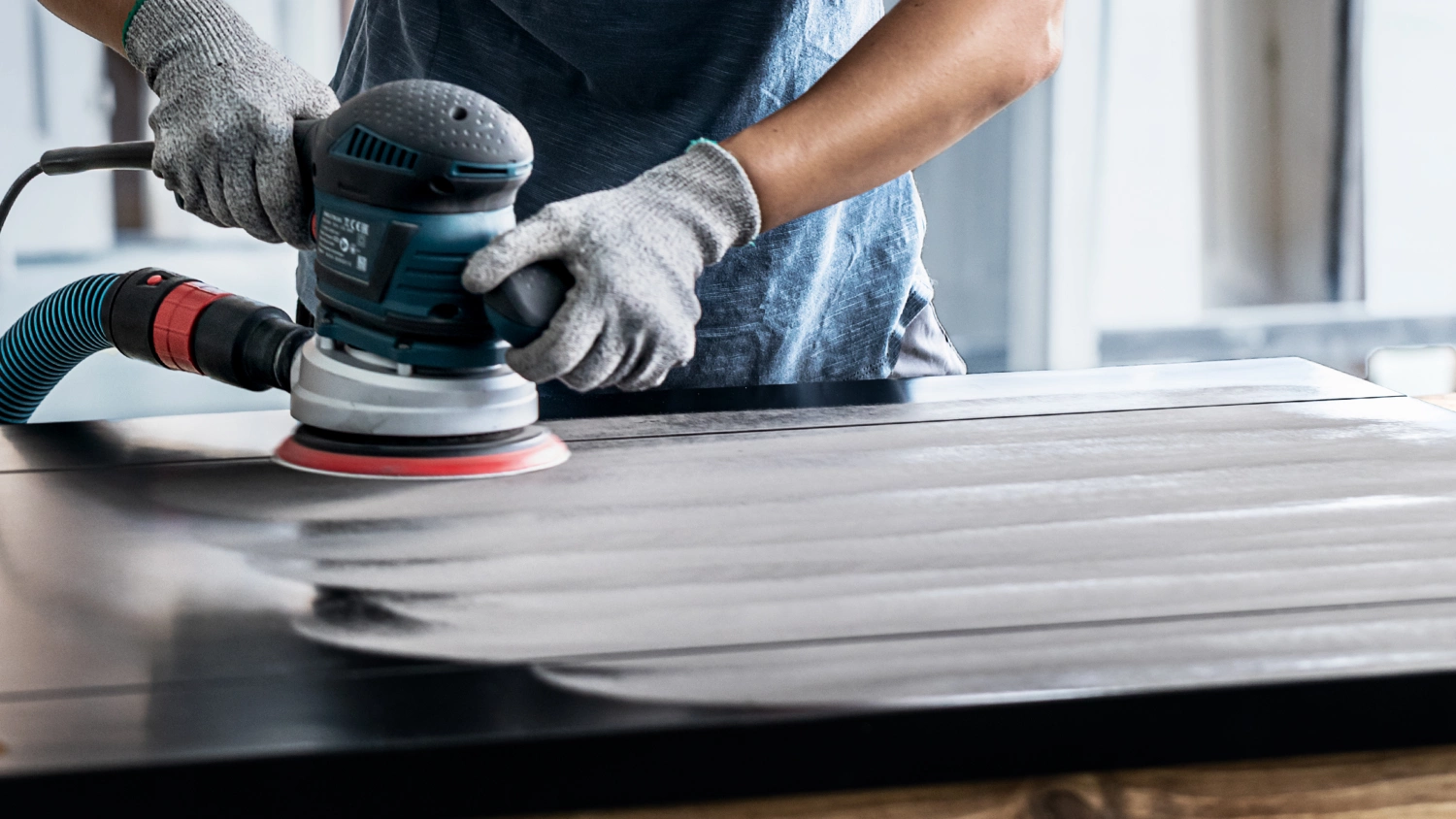 Bosch EXPERT 2608900011 - EXPERT Plateau de ponçage multi-trous dur, 150 mm, GEX-image