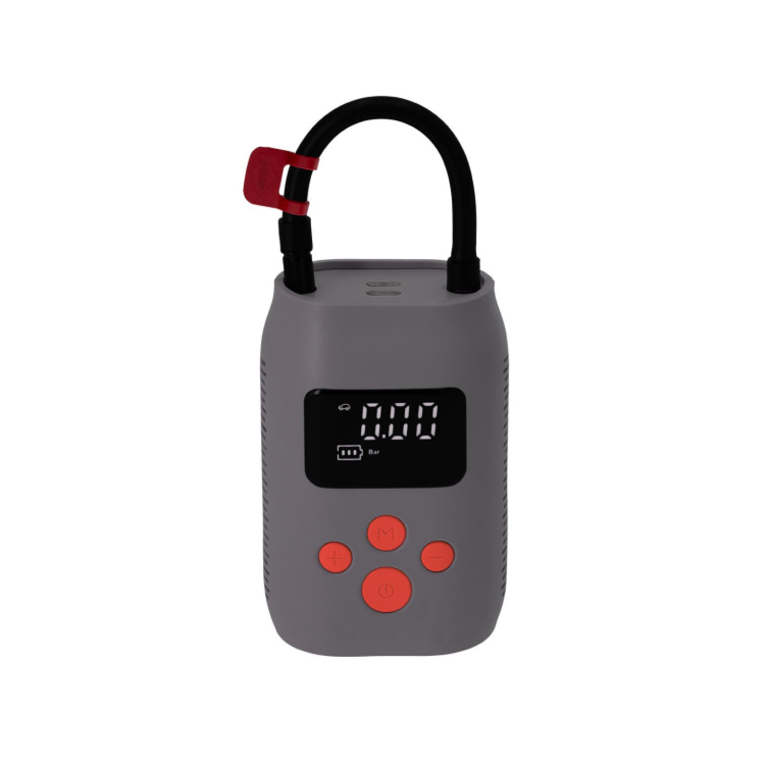 Airpress 36951 Mini compresseur sans huile et silencieux avec batterie externe et lampe de poche LMO 25 | 8 bars | 25 l/min | 4000 mAh | 5V-image