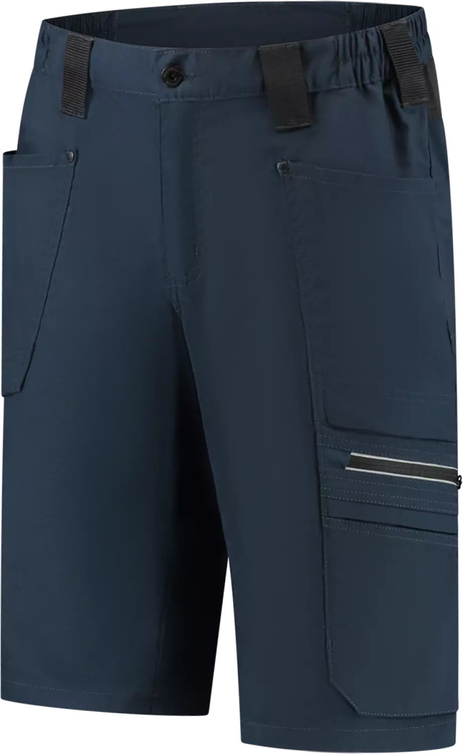Workman 9023 STRETCH Bermuda Werkbroek P2S - Navy / Black - Maat 50 (34/34)-image