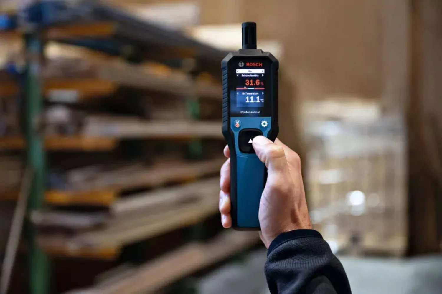 Bosch GDH 1-17 Houtvochtmeter in opbergtas-image