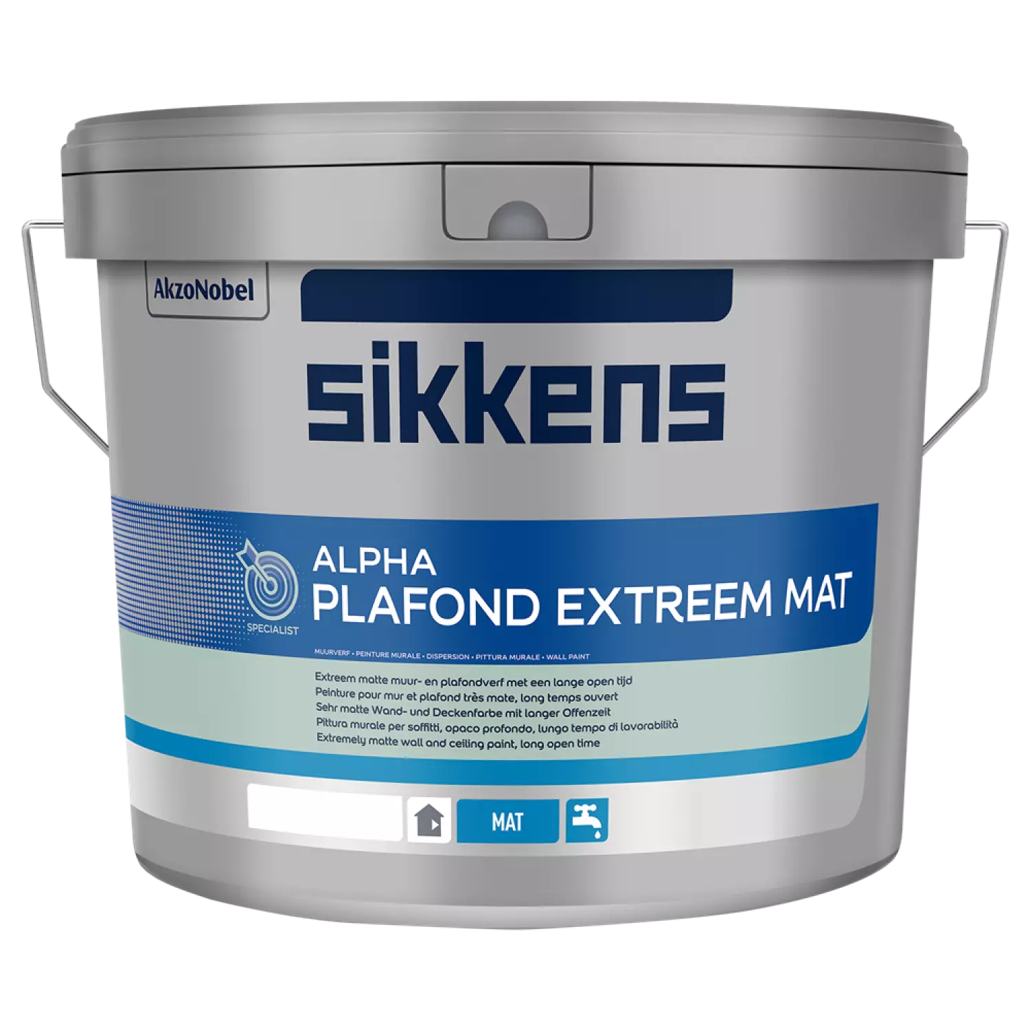 Sikkens Alpha Plafond Extreem Mat - op kleur gemengd - 5 L-image