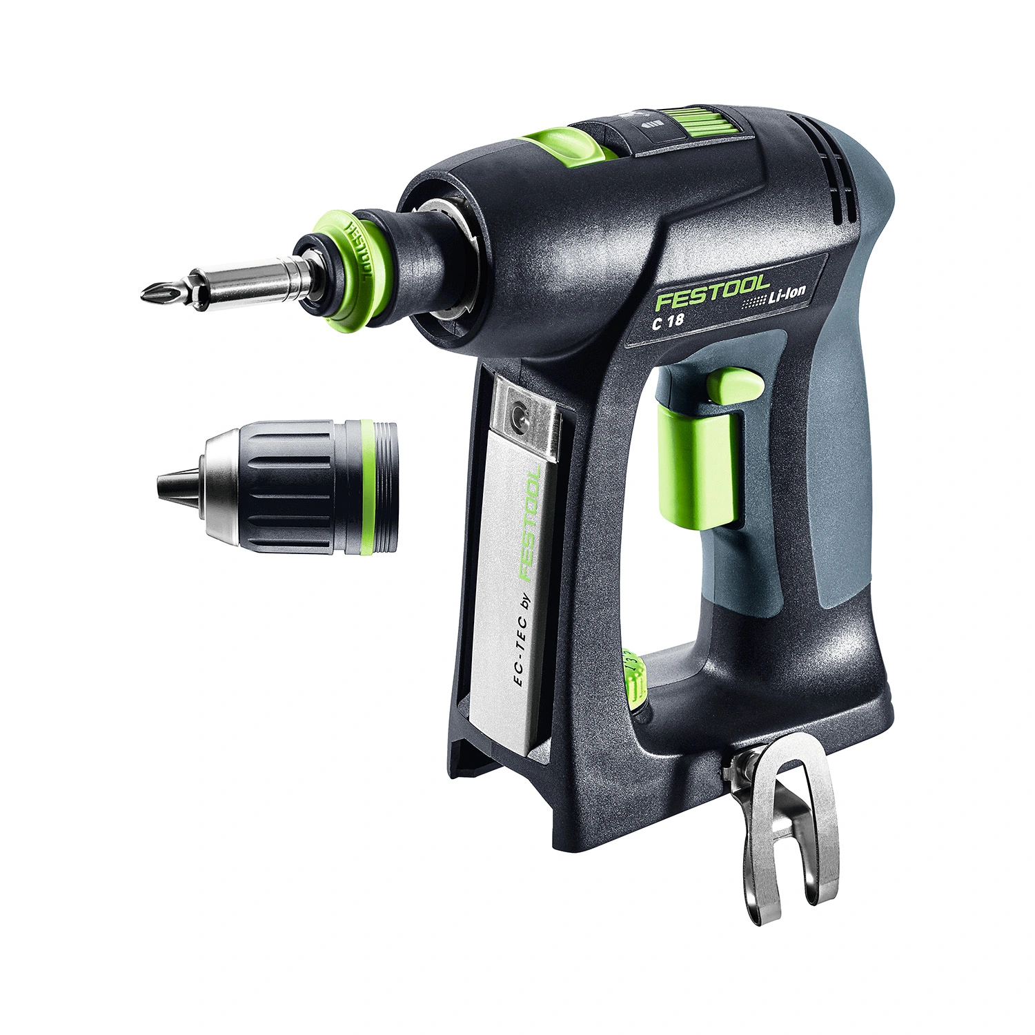 Festool C 18 LI BASIC 18V Li-Ion accu schroefboormachine body in systainer - 45Nm - 45mm - koolborstelloos