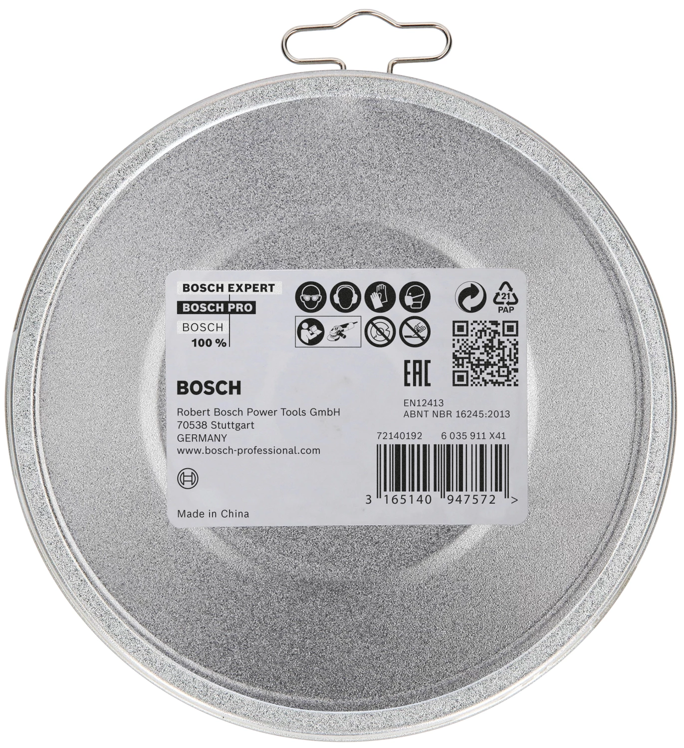 Bosch 2608619267 - X-LOCK Disques à tronçonner dans boîte 10x Standard for Inox 10x125x1x22.23mm, plat-image