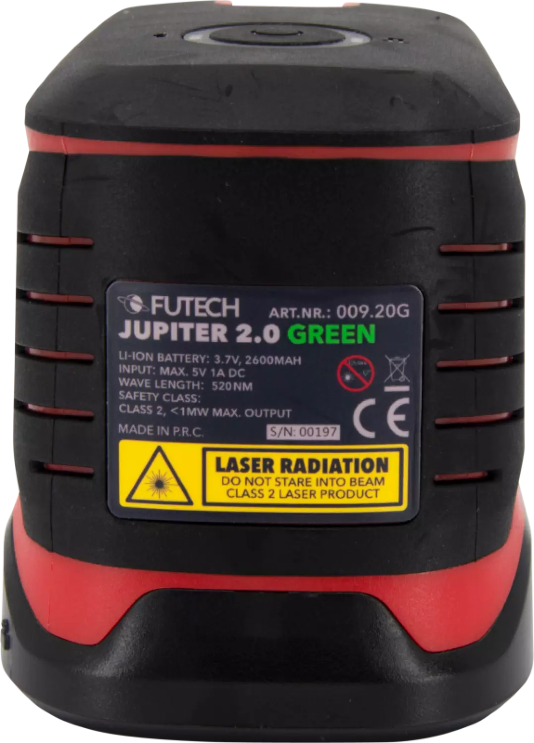 Futech Jupiter 2.0 lijnlaser - groen - 40m - 2 lijnen-image