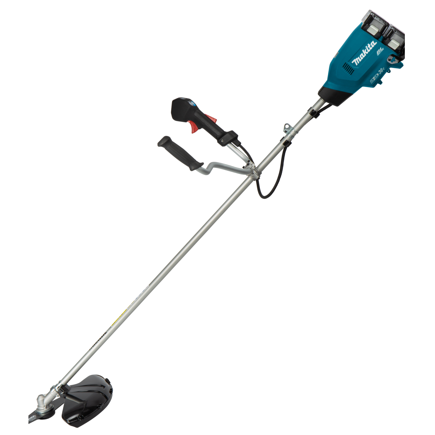 Makita DUR369APT2 36V (2x18V) Li-Ion accu grastrimmer / bosmaaier set (2x 5.0Ah accu) - U-greep - koolborstelloos-image