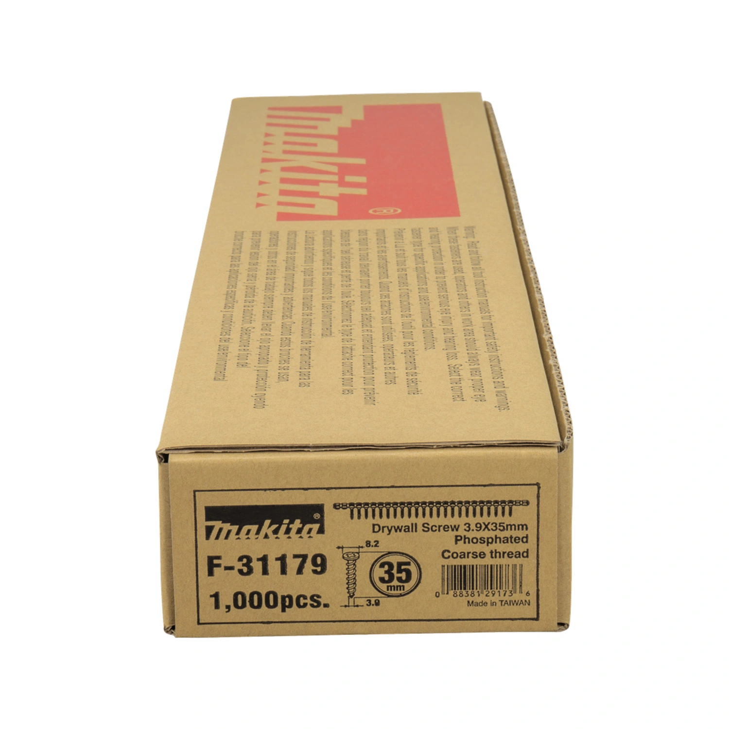 Makita F-31179 Vis sur ruban pour cloison sèche - 3,9 x 35 mm (1000 pcs)
