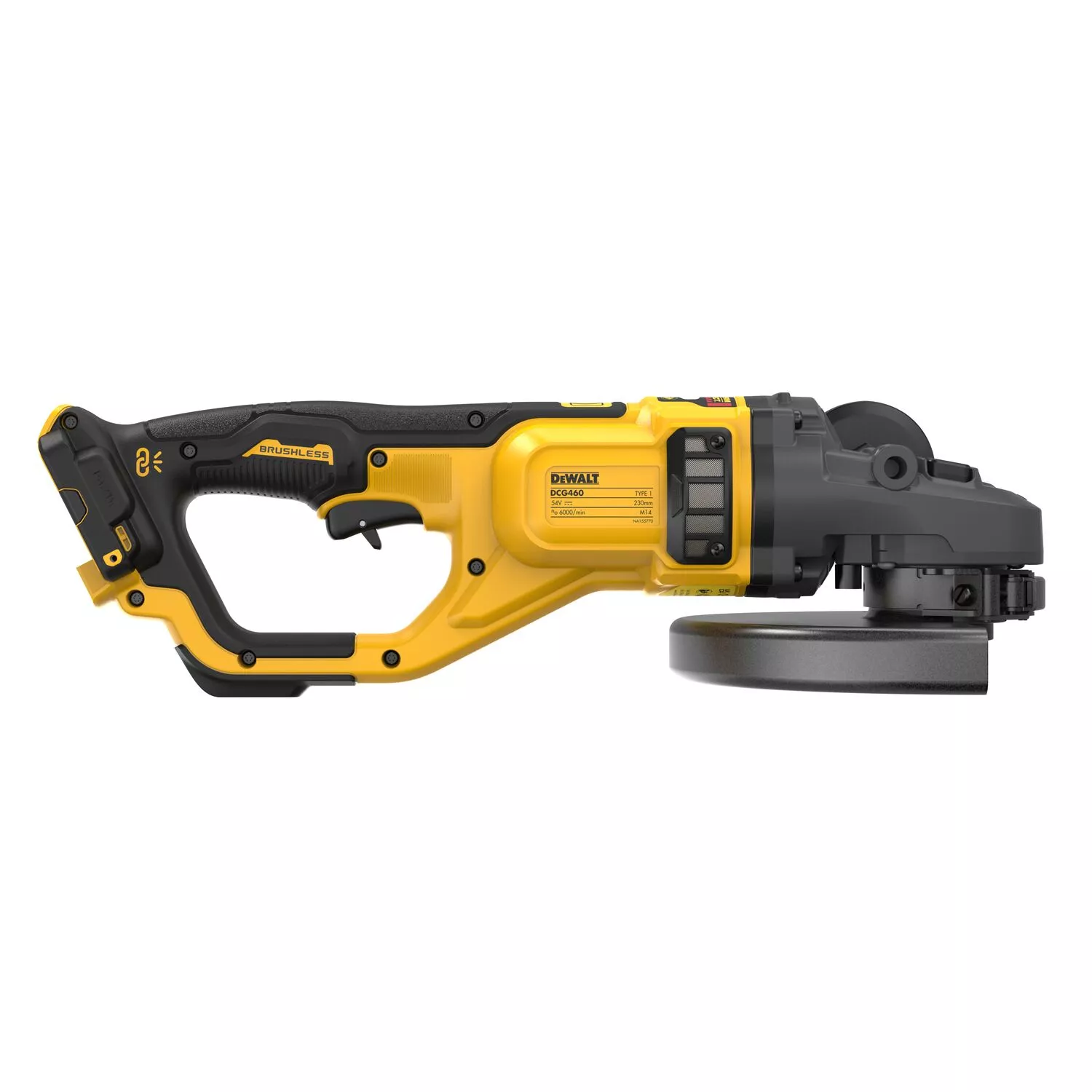 DeWALT DCG460N Corps de meuleuse d'angle sans fil Li-ion Flexvolt 54 V - 230 mm-image