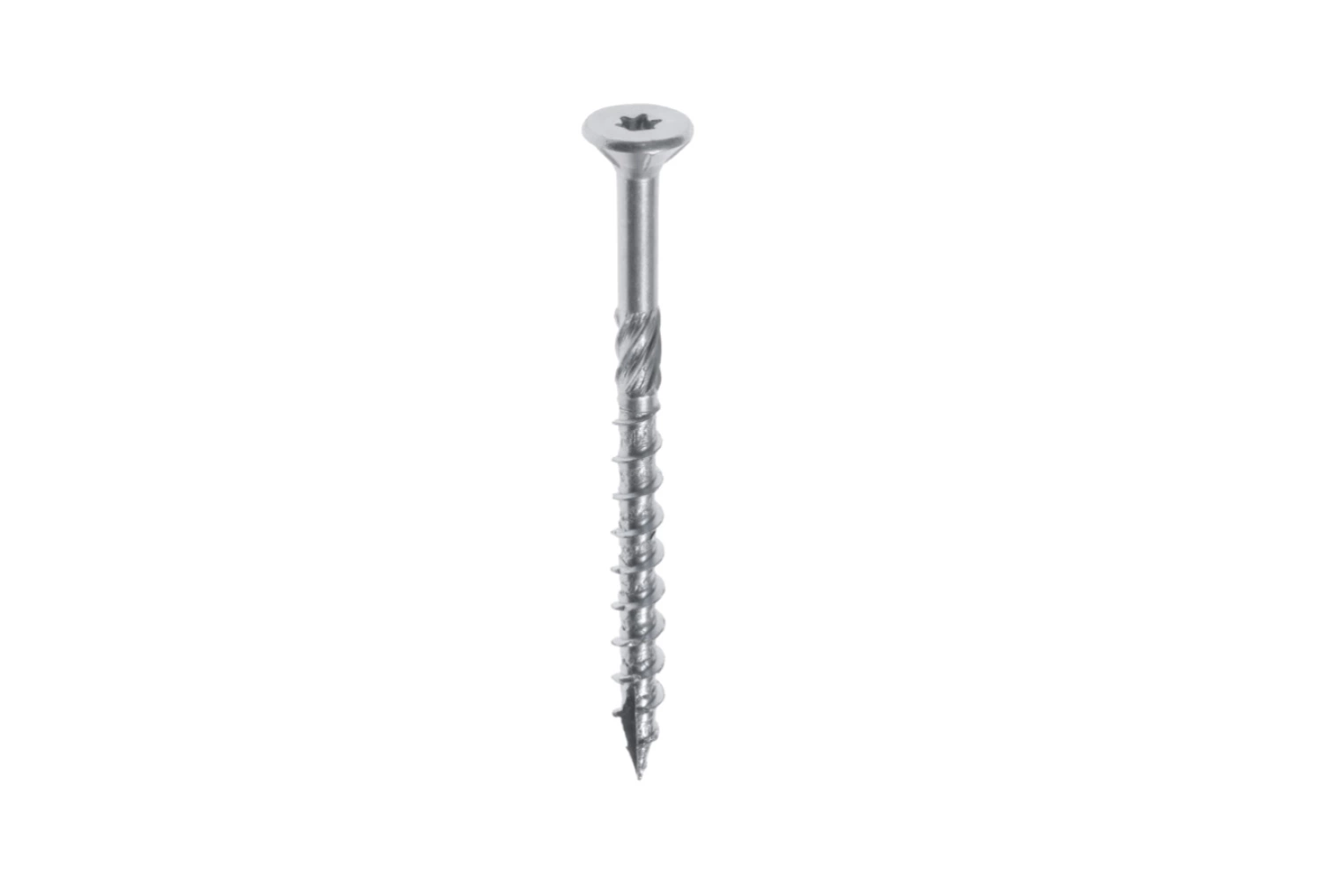 Woodies 61550641 Ultimate Spaanplaatschroef - TX25 - 5.0 x 120mm - Verzonken kop - Deeldraad - Verzinkt (100st)-image