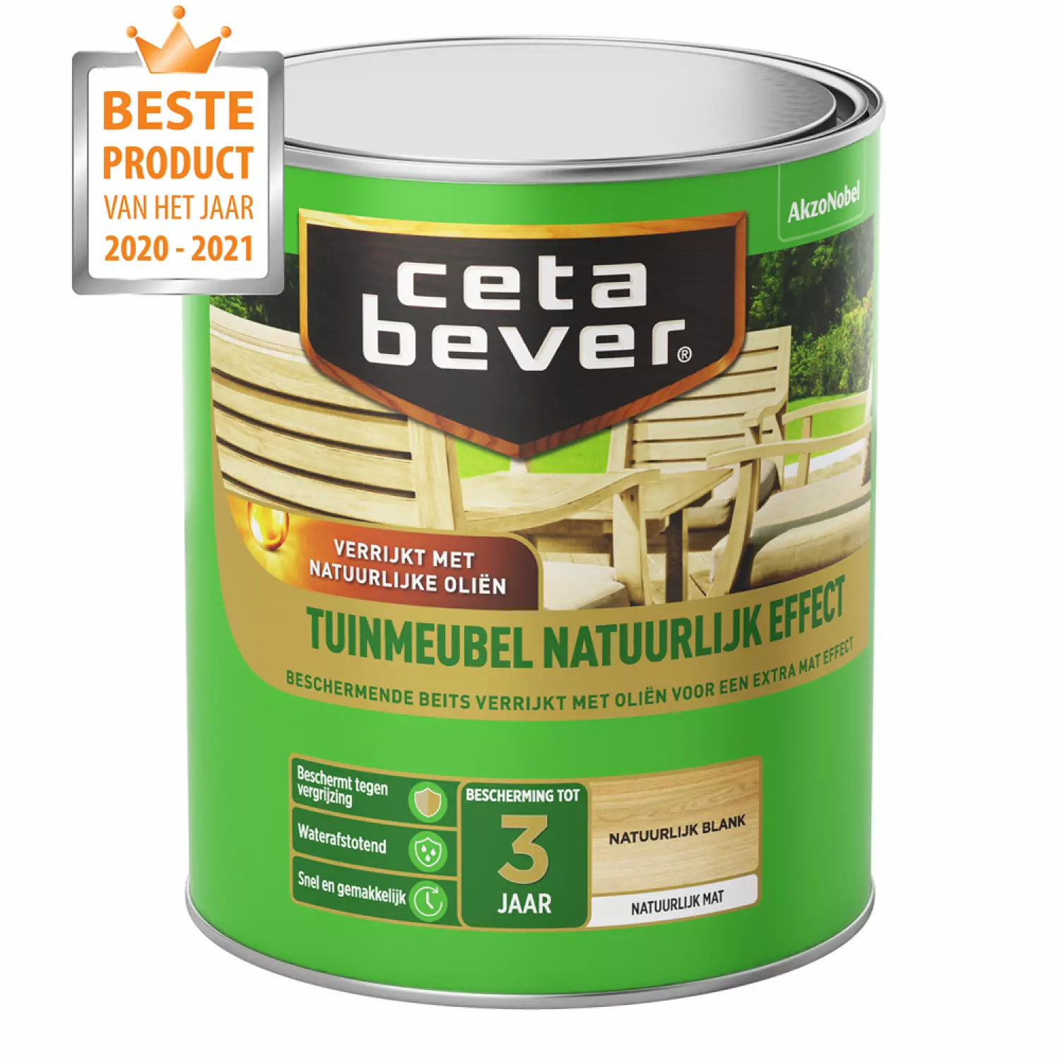 Cetabever Tuinmeubelbeits Natuurlijk - Blank - 750ml-image