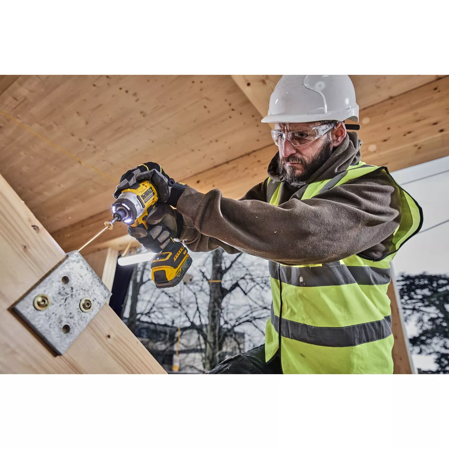 DeWALT DCG860E2T Ensemble de visseuse à chocs 18 V Li-ion (2 batteries 2,0 Ah) dans TSTAK - 282 Nm-image