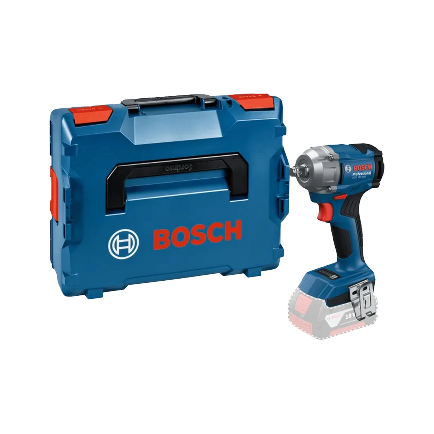 Bosch GDS 18V-350 18V accu slagmoersleutel in L-Boxx - 560 Nm
