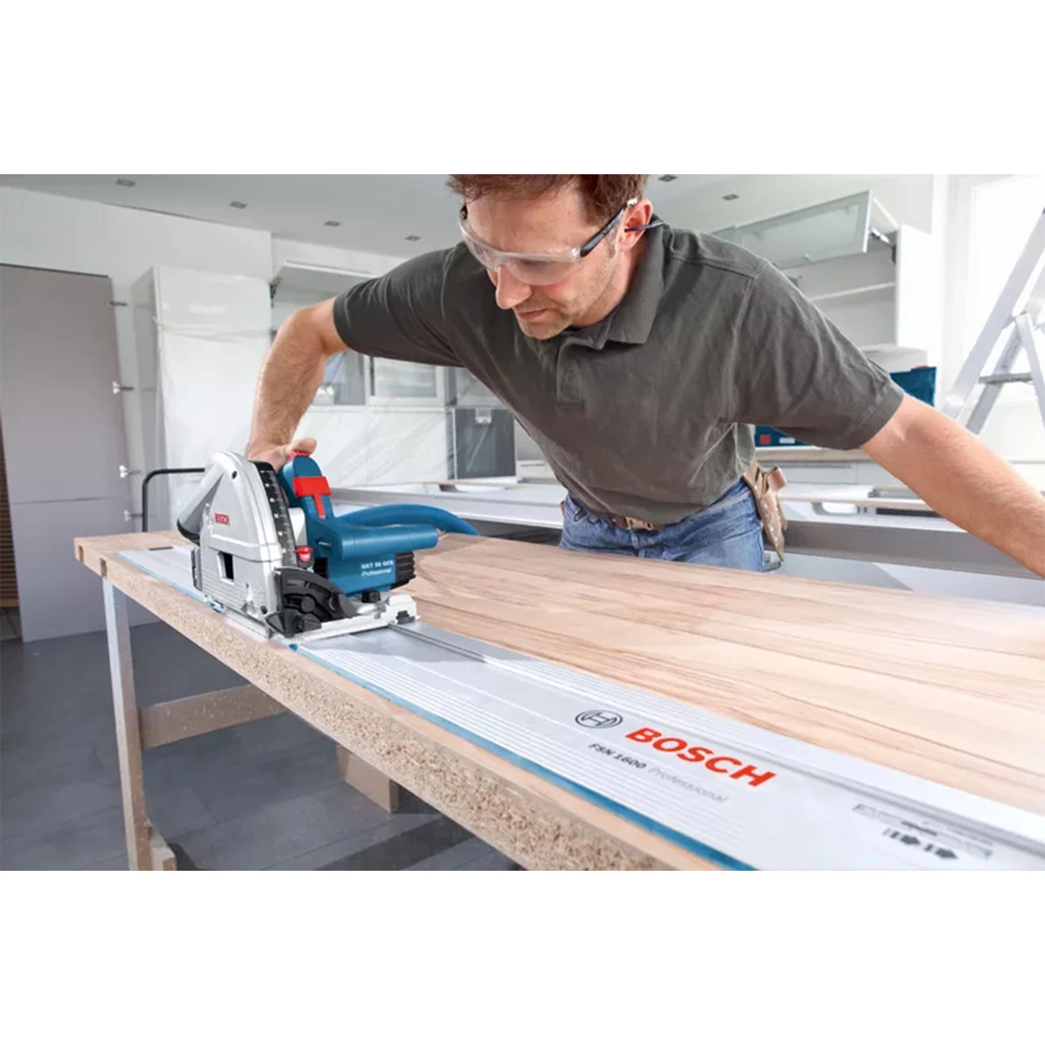 BOSCH GKT 55 GCE Machine à sciage circulaire INVAL dans L-Boxx-image