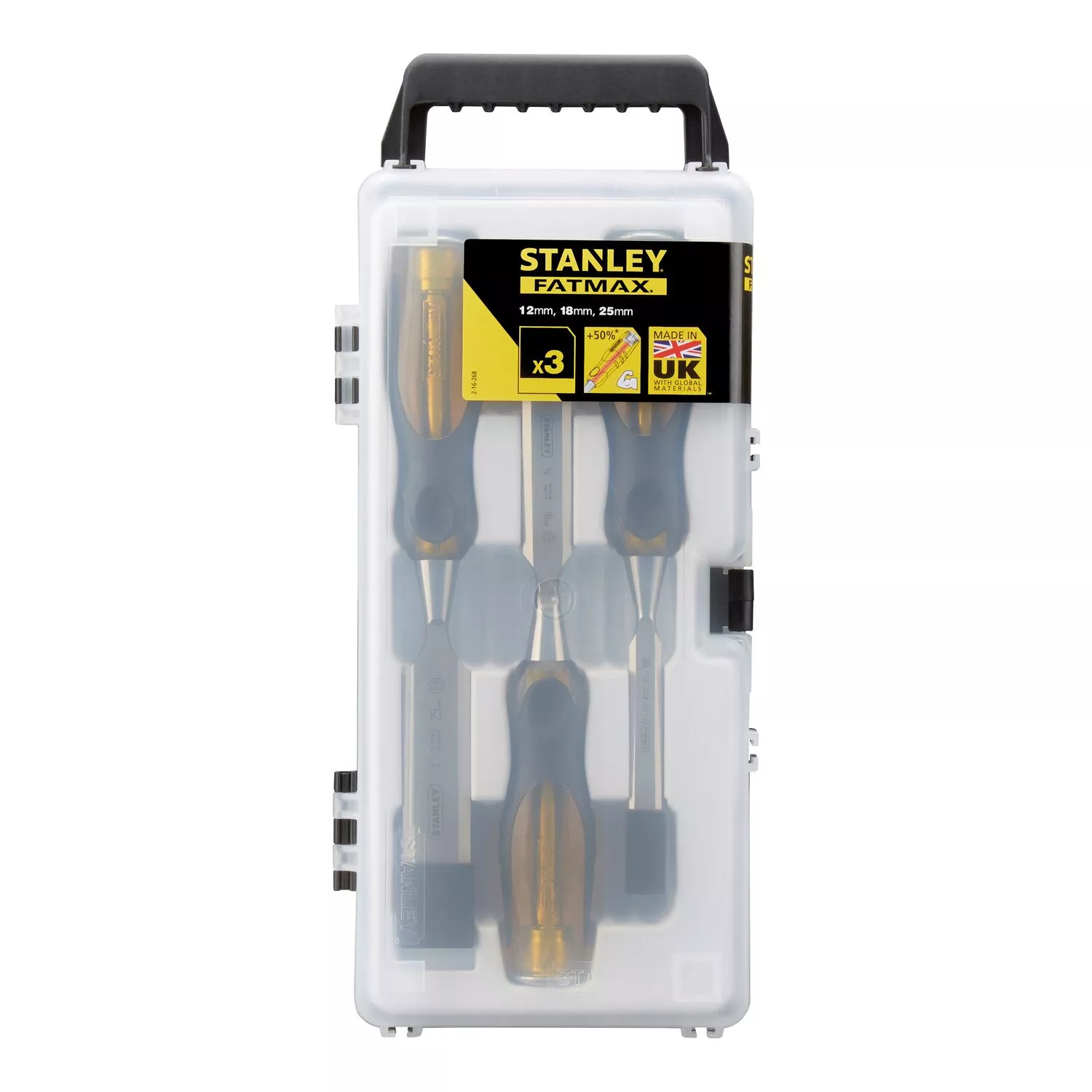 Stanley 2-16-268 3-delige Steekbeitelset - 12/18/25mm-image