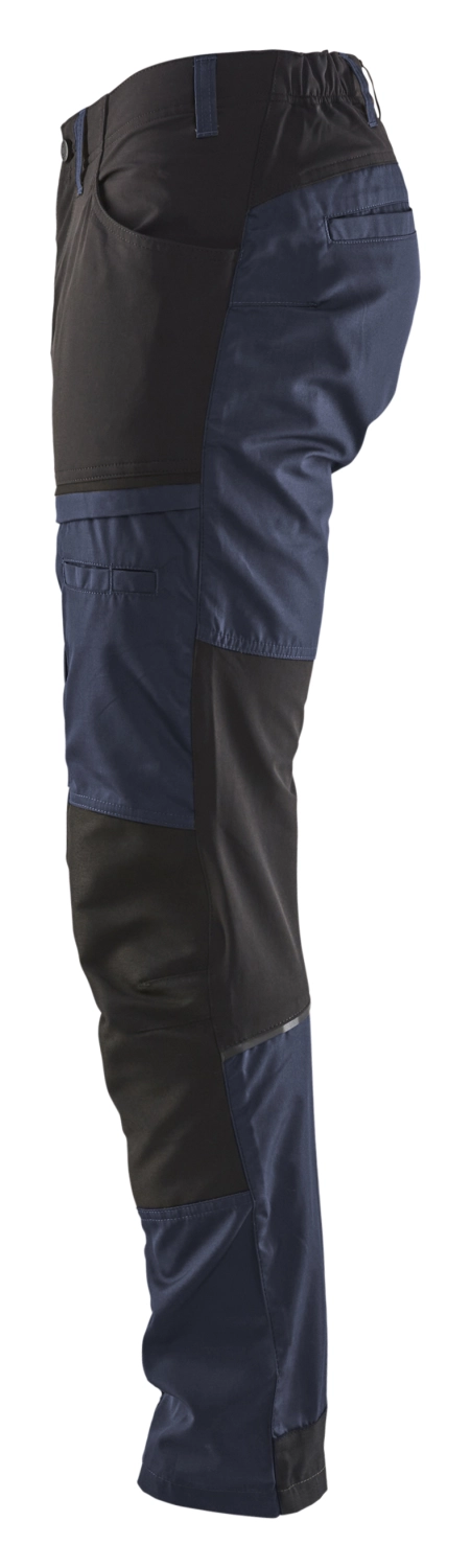 Blåkläder 1456 Service werkbroek met stretch - donker marineblauw/zwart - 48 (M)-image