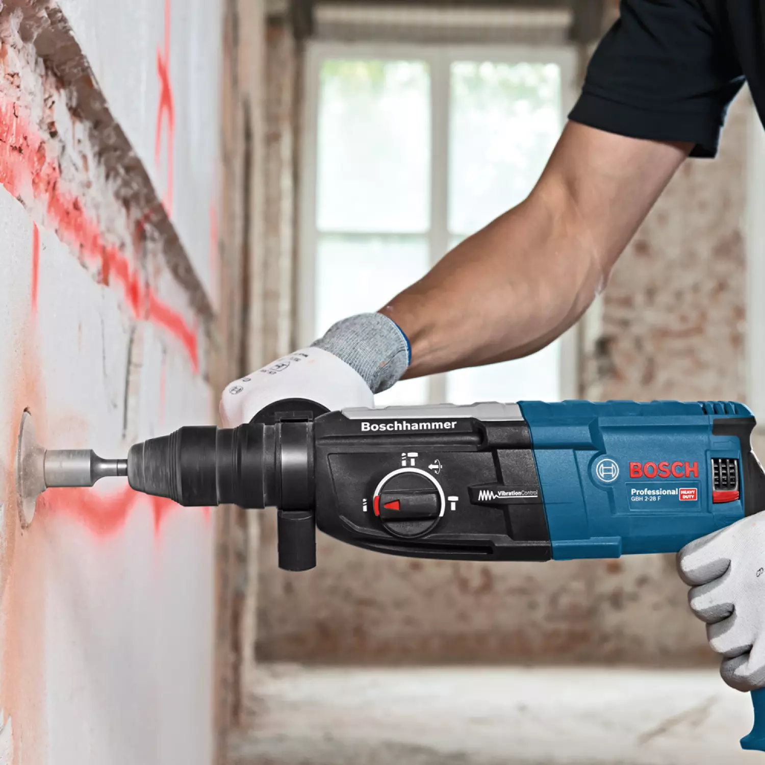 Bosch GBH 2-28 F SDS-plus Combihamer incl. snelspanboorkop in L-Boxx - 880W - 3,2J-image