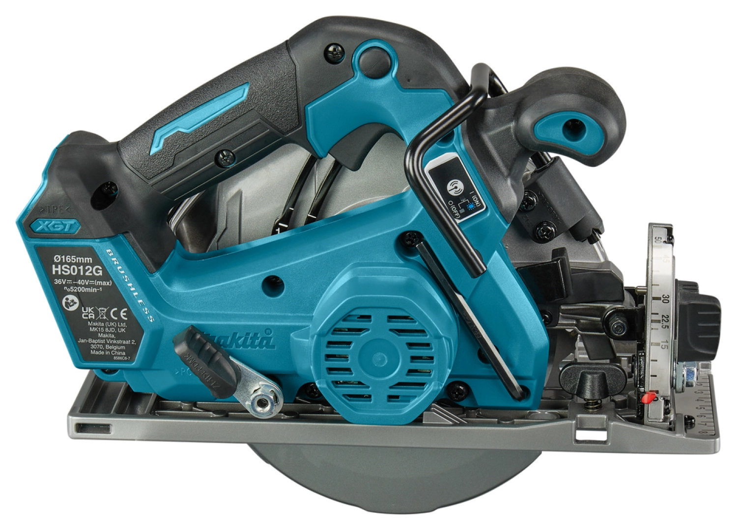 Makita HS012GZ XGT 40 V Max Li-ion corps de scie circulaire sans fil - 165 mm-image