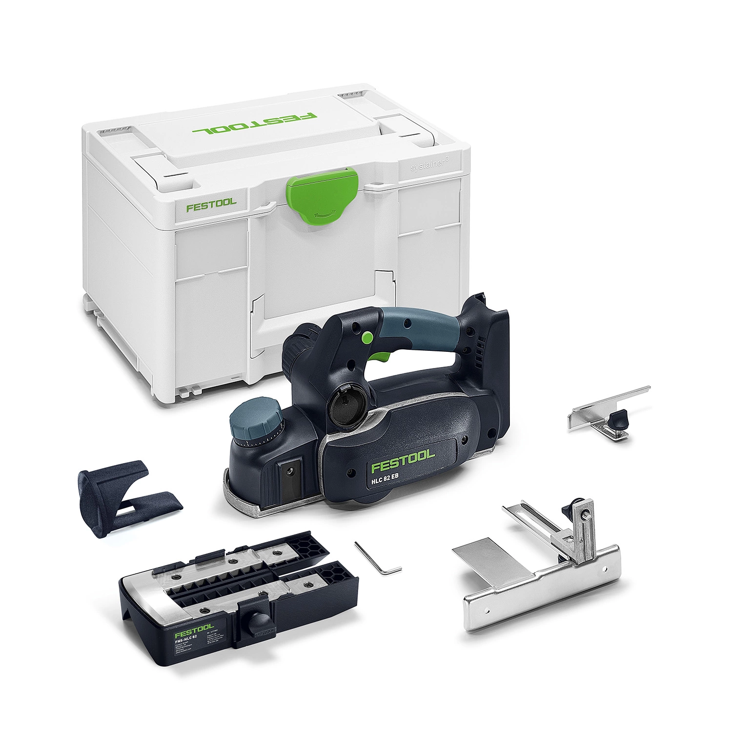 Festool HLC 82 EB-Basic-Set 18V accu schaafmachine incl accessoires in systainer - 82 mm-image