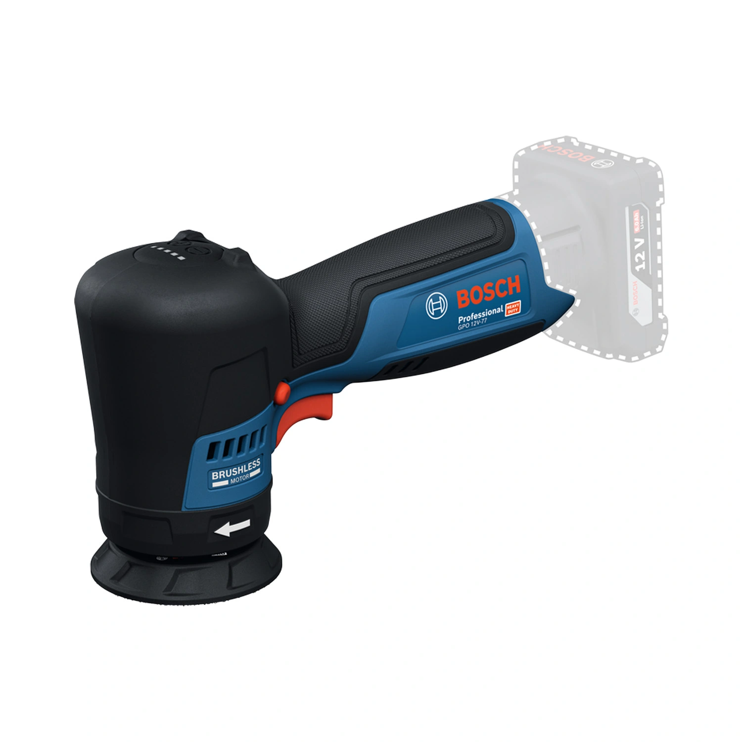 Bosch GPO1 2V-77 - Accu Polijstmachine - Body