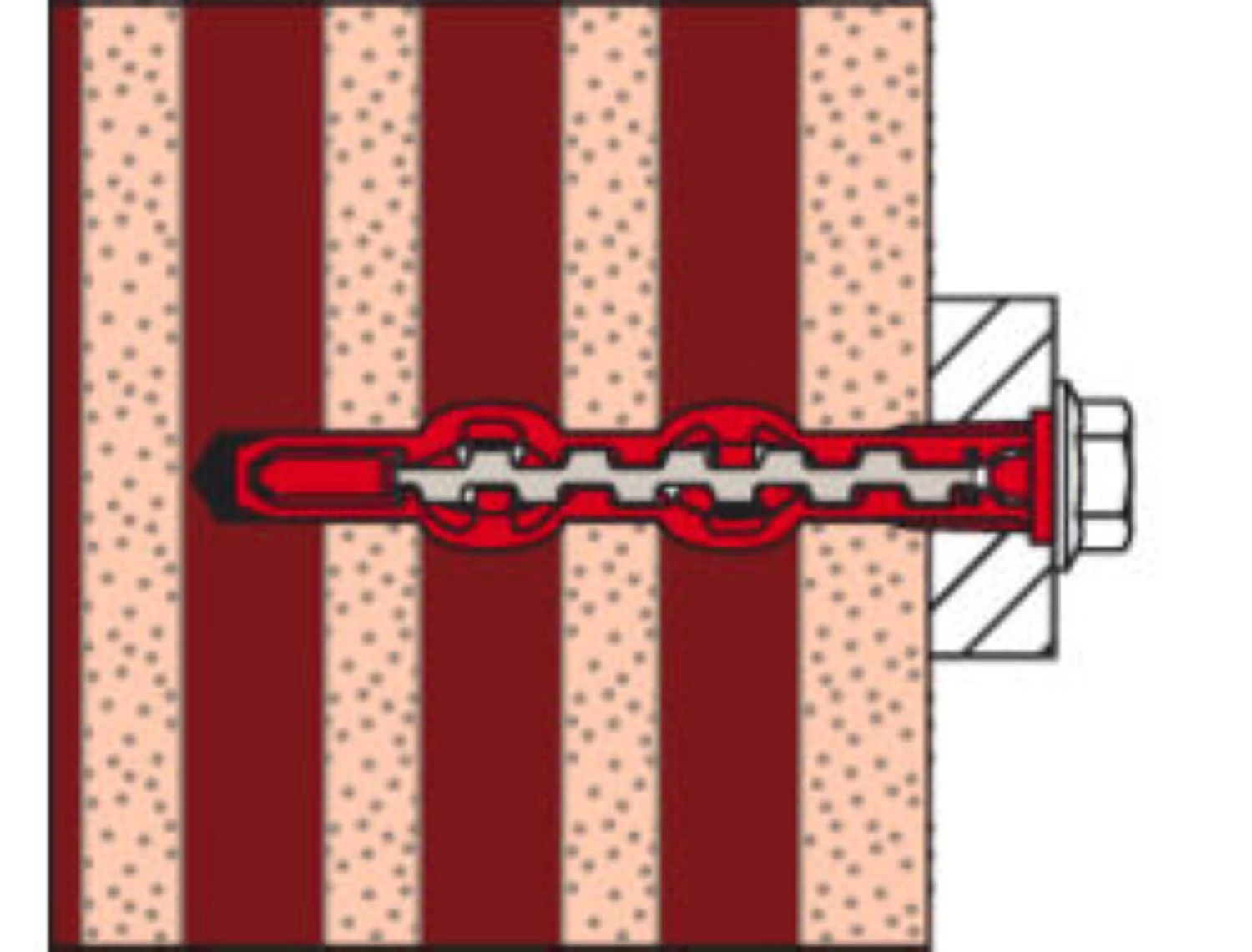 Fischer 577391 Cheville en nylon HybridPower 10 x 90 avec vis TX40 (10 pièces)-image