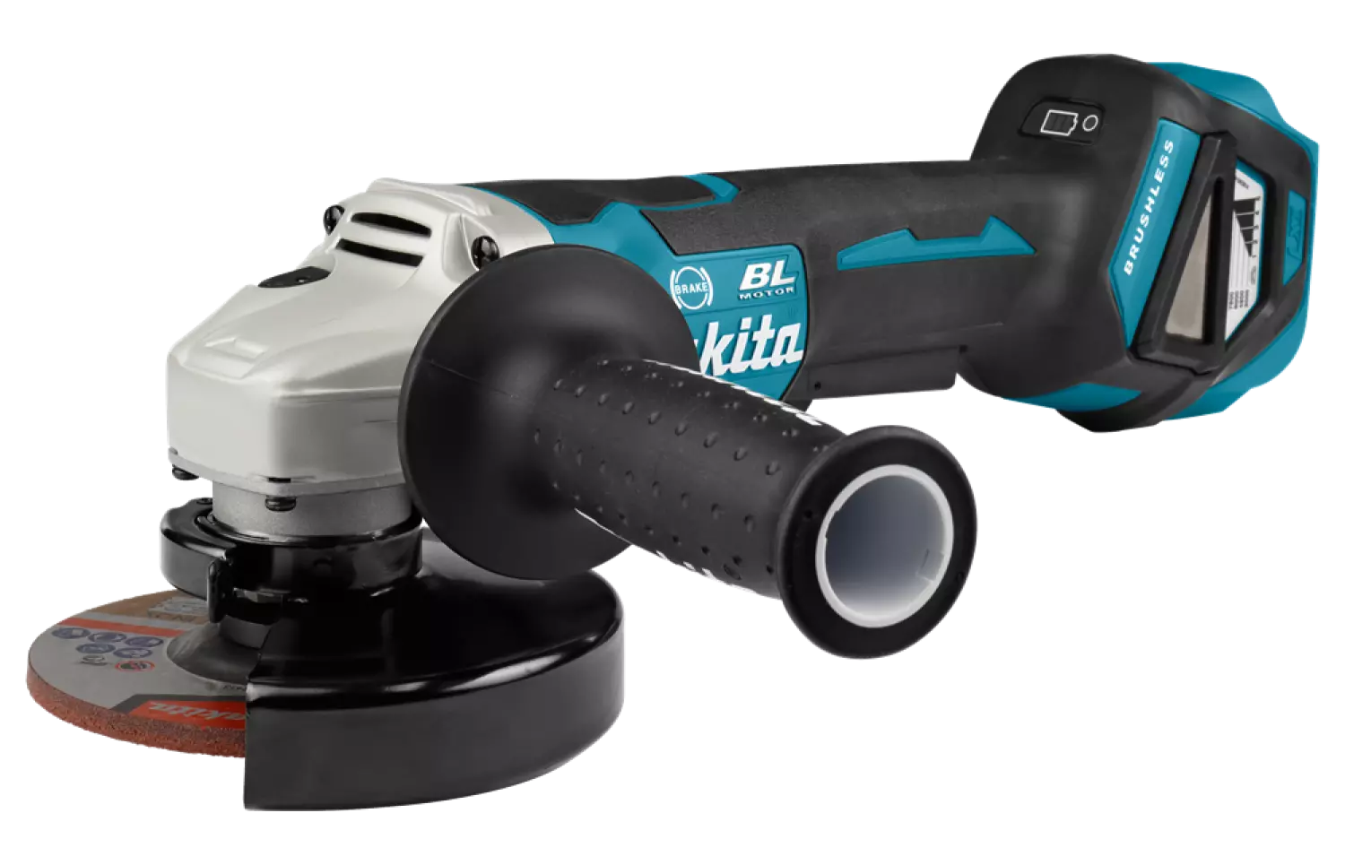 Makita DGA518ZJU Meuleuse d'angle sans-fil - 18V Li-ion - AWS - MAKPAC - 125 mm - Brushless - Machine seule-image