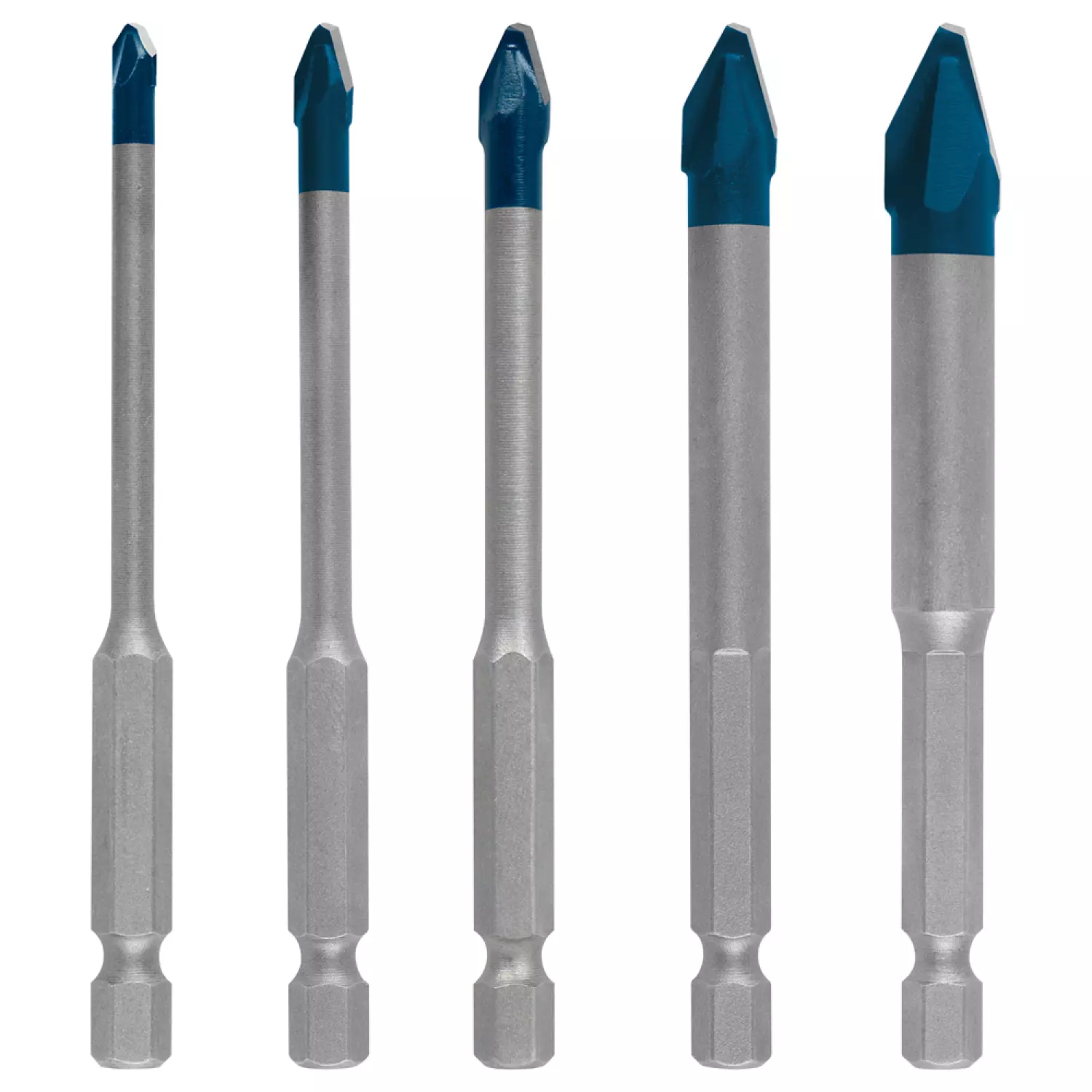 Bosch 2608900597 5 pièces HardCeramic Hex-9 Drill Set-4 / 5/6/8/10 mm-image
