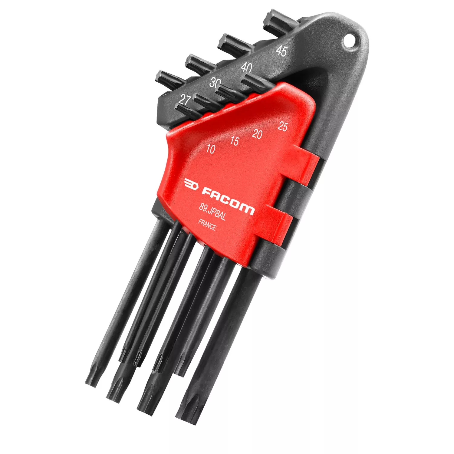 Facom 89.JP8AL 8-delige Inbussleutelset lang - Torx - T10-T45