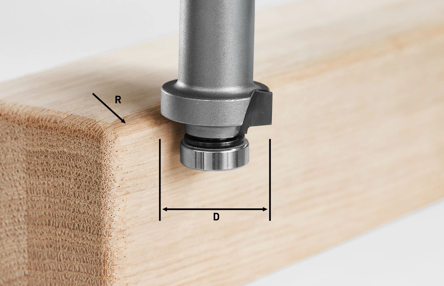 Festool HW R2-OFK 500 Z1 Fraise à arrondir - 2 mm - 27 mm - 1 dent-image