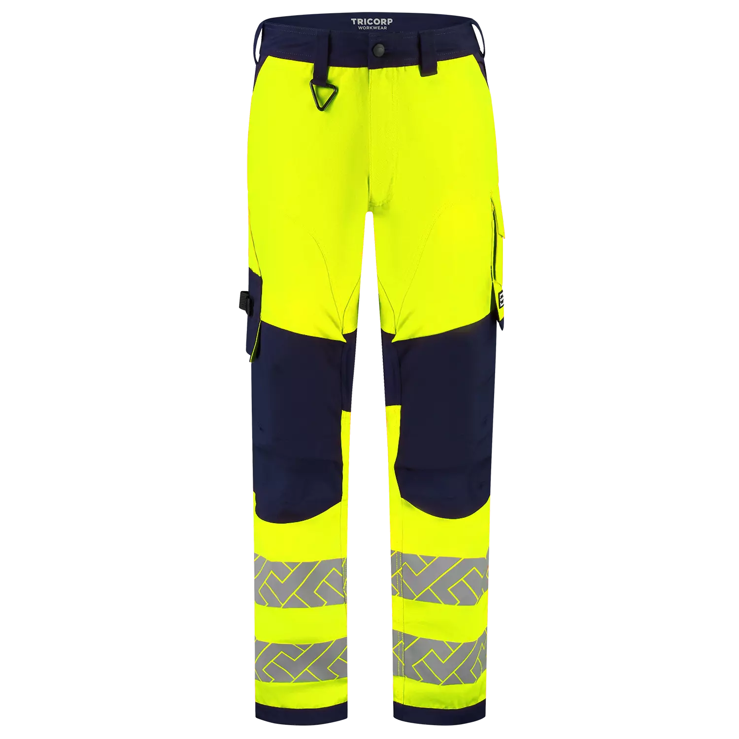 Tricorp 506119 Pantalon de travail Funct. Stretch High Vis Redefined - Renforts aux genoux - FluoryellowInk - 42-image