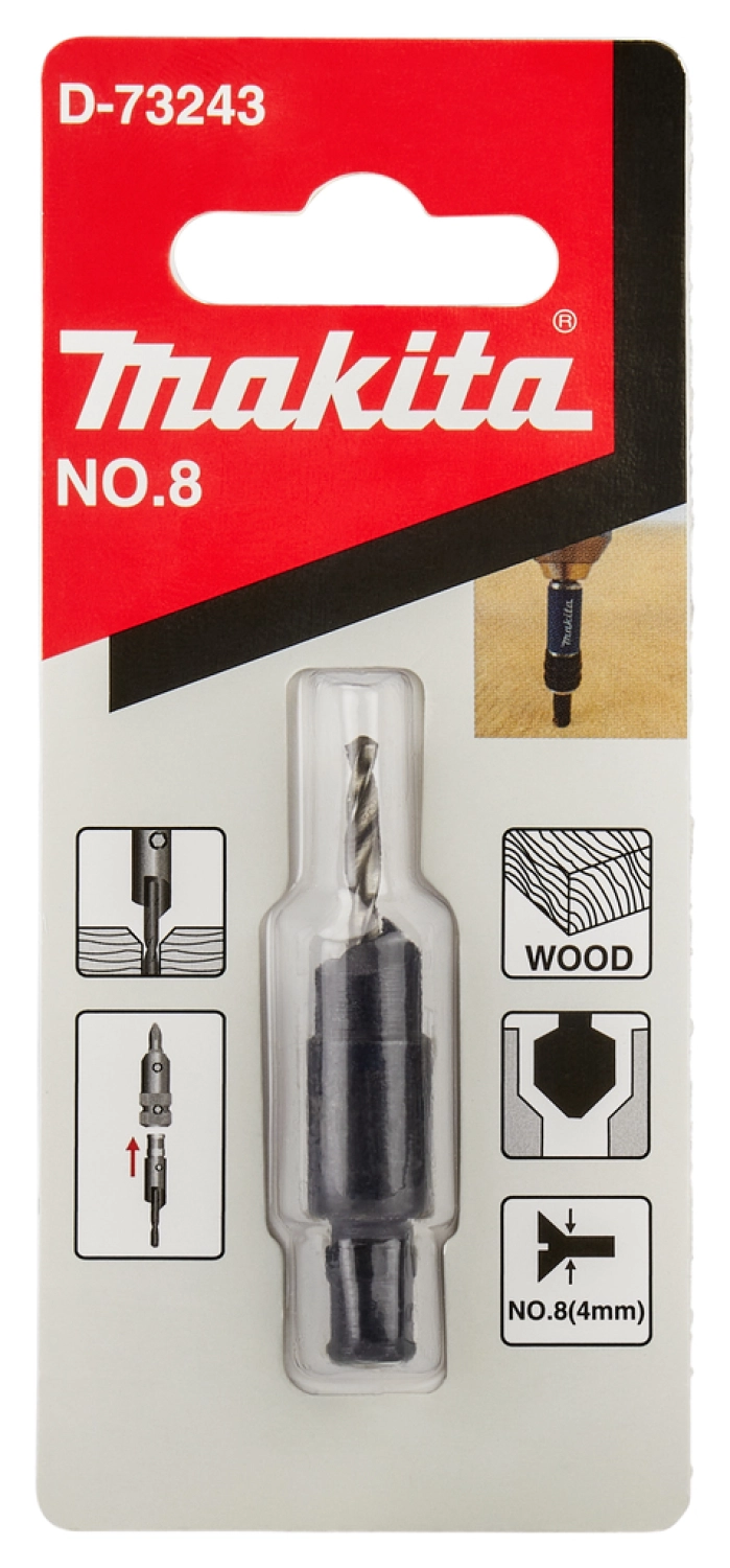 Makita D -73243 Foret à tête fraisée - 2,8 mm-image