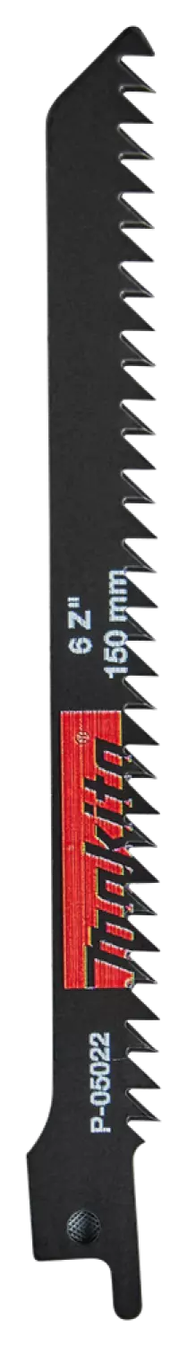 Makita P -05022 Lame de scie sabre - 130 x 4,2 mm - bois / plastique (5 pcs)-image