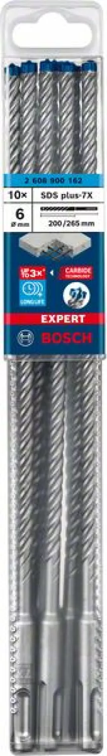 Bosch 2608900162 EXPERT Hamerboor SDS plus-7X 10st 6x200x265mm-image