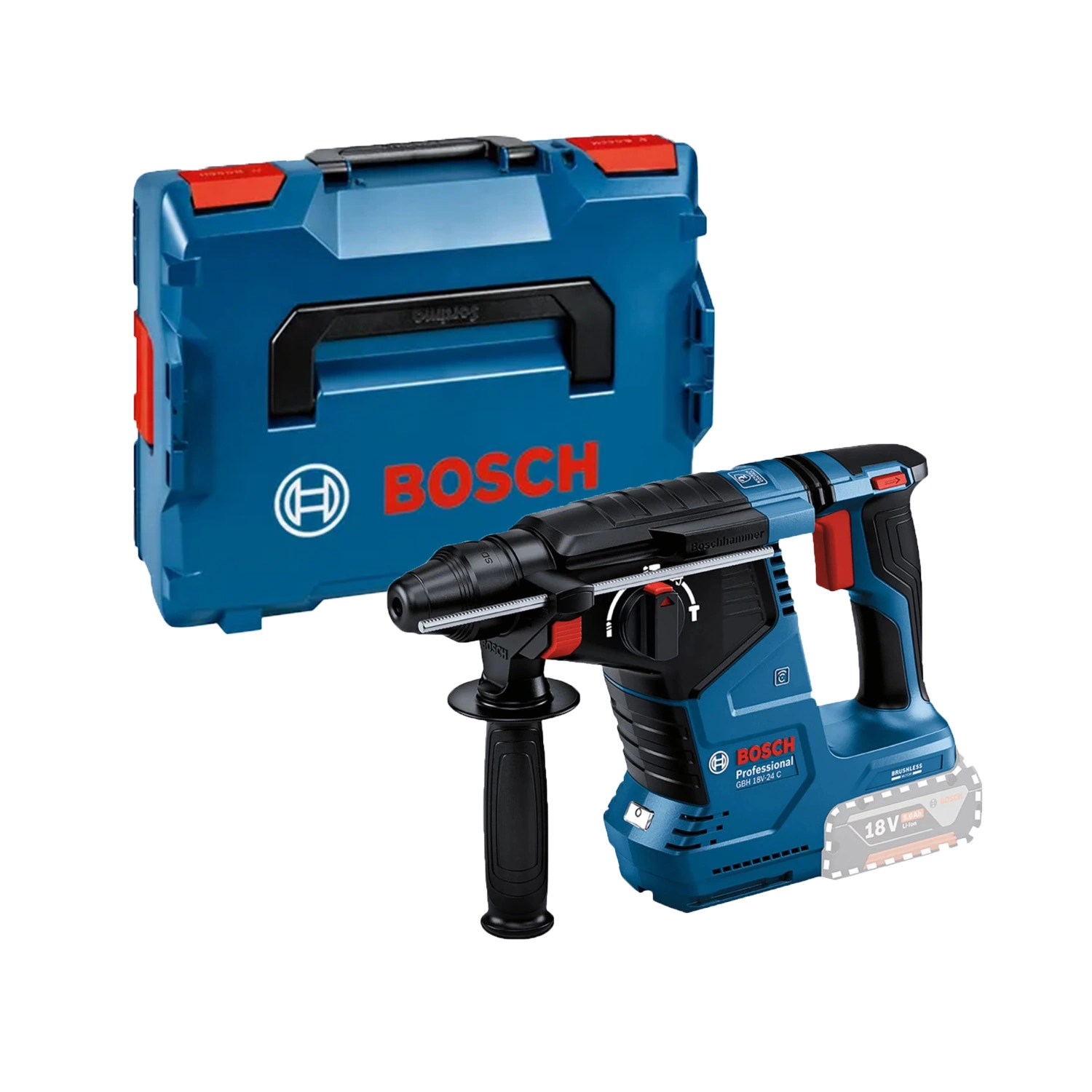 Bosch GBH 18V-24 C Perforateur sans fil 18V Li-ion SDS-Plus corps dans L-Boxx - 2,4J - 30mm-image