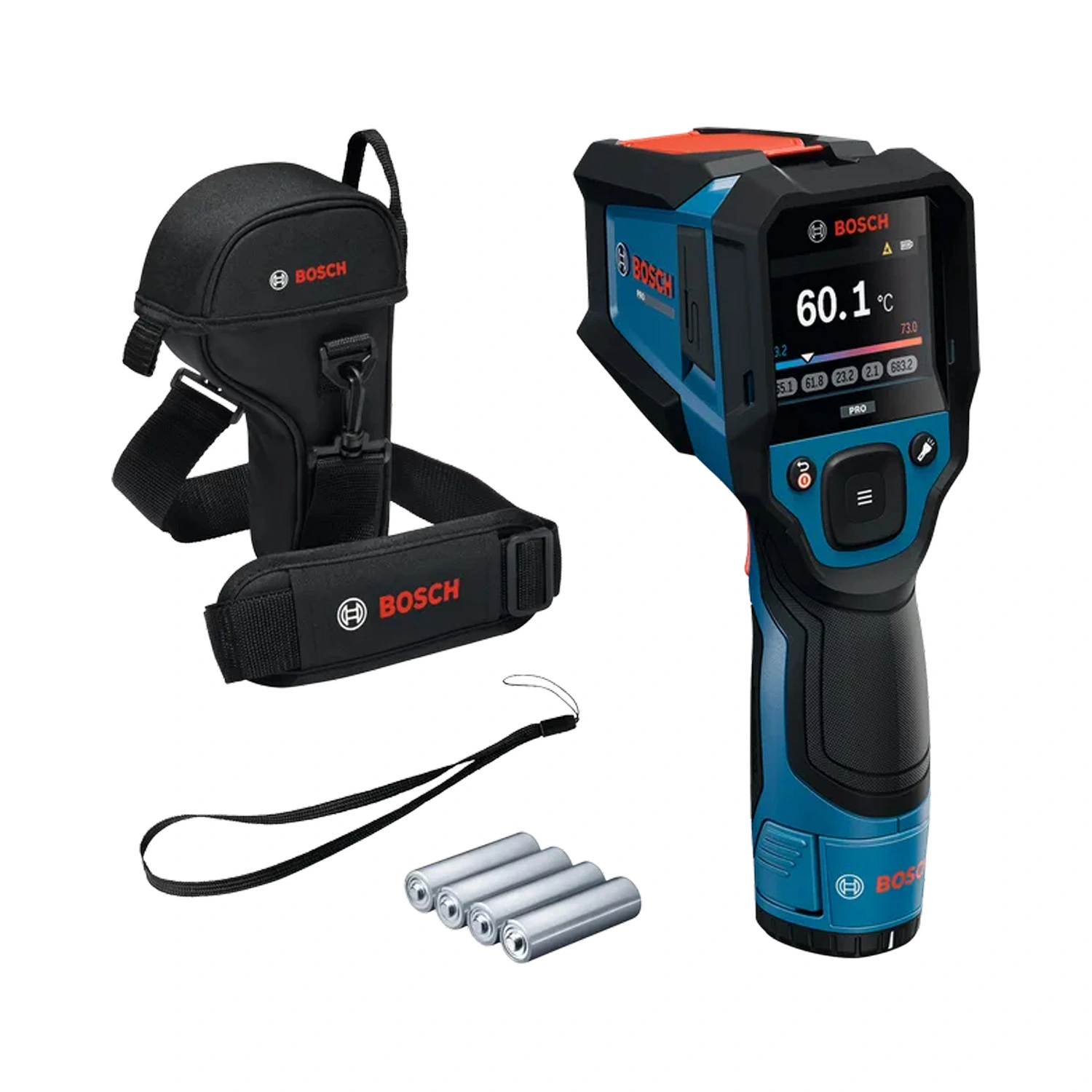 Bosch GIS 12V-800-16 Infraroodthermometer in Tas - Bereik -40°C t/m +800°C