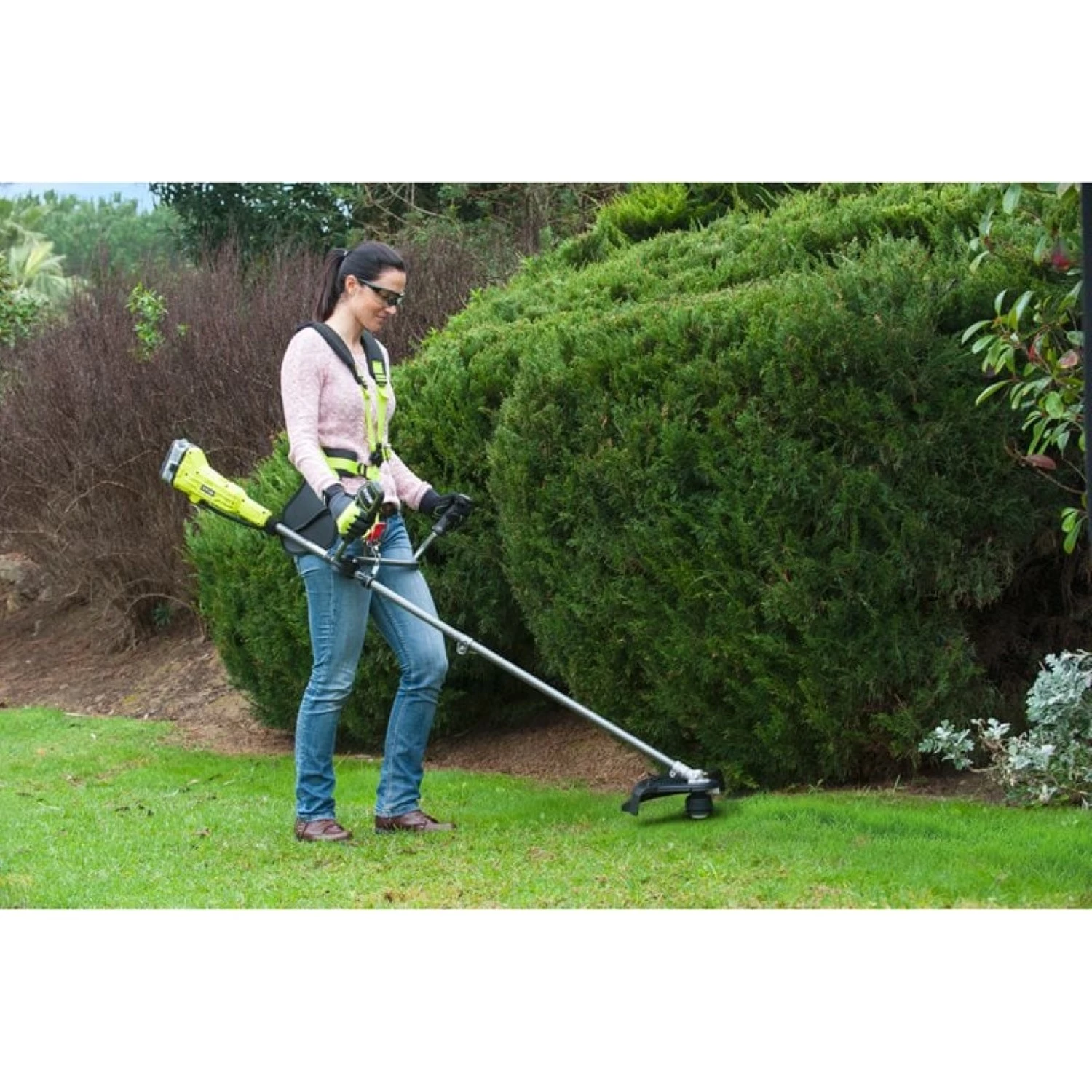 Ryobi OBC1820B 18V Li-Ion accu 2-in-1 Bosmaaier/Grastrimmer body - 20/30cm-image
