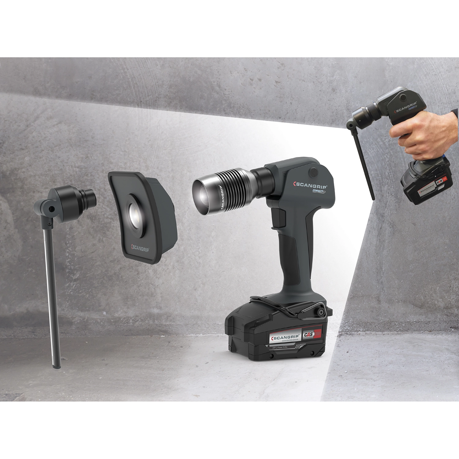 Scangrip Zaklamp Search tbv Multilight Connect - 6000Lm-image