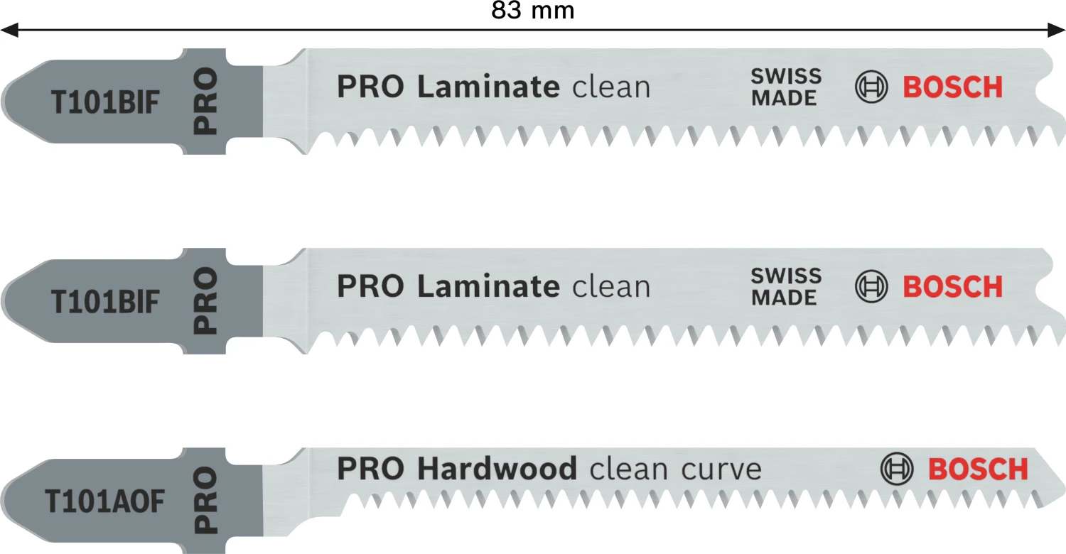Bosch 2608636429 BiM 3 delige Decoupeerzaagblad set Special - Laminaat-image